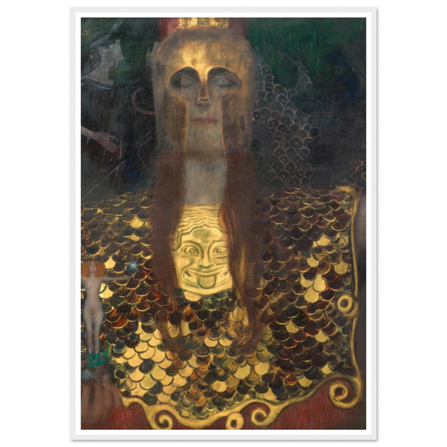 Pallas Athene (1898) Art Print | Gustav Klimt-Quipham Collections