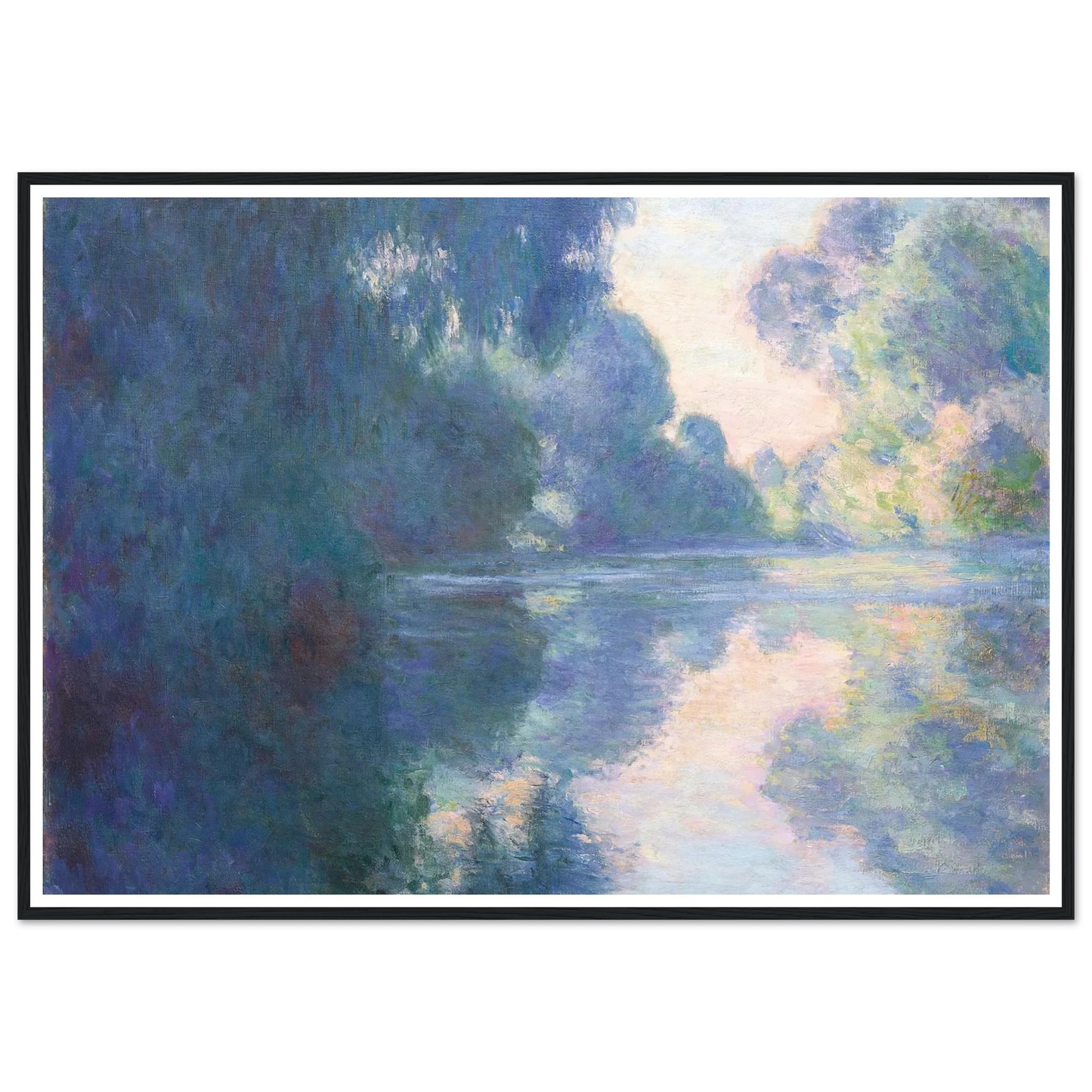 Matinée sur la Seine (1897) Art Print | Claude Monet-Quipham Collections