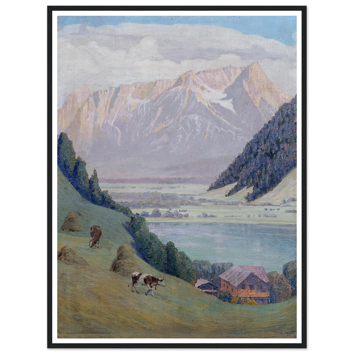 Bergsee (1911) Art Print | Max Kahrer-Quipham Collections