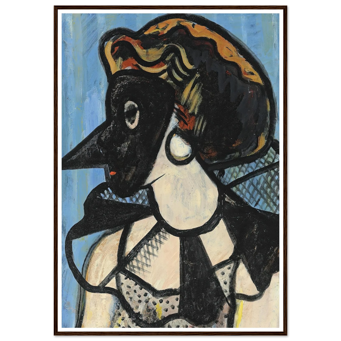 Femme au masque (circa 1938-1939) Art Print | Francis Picabia-Quipham Collections