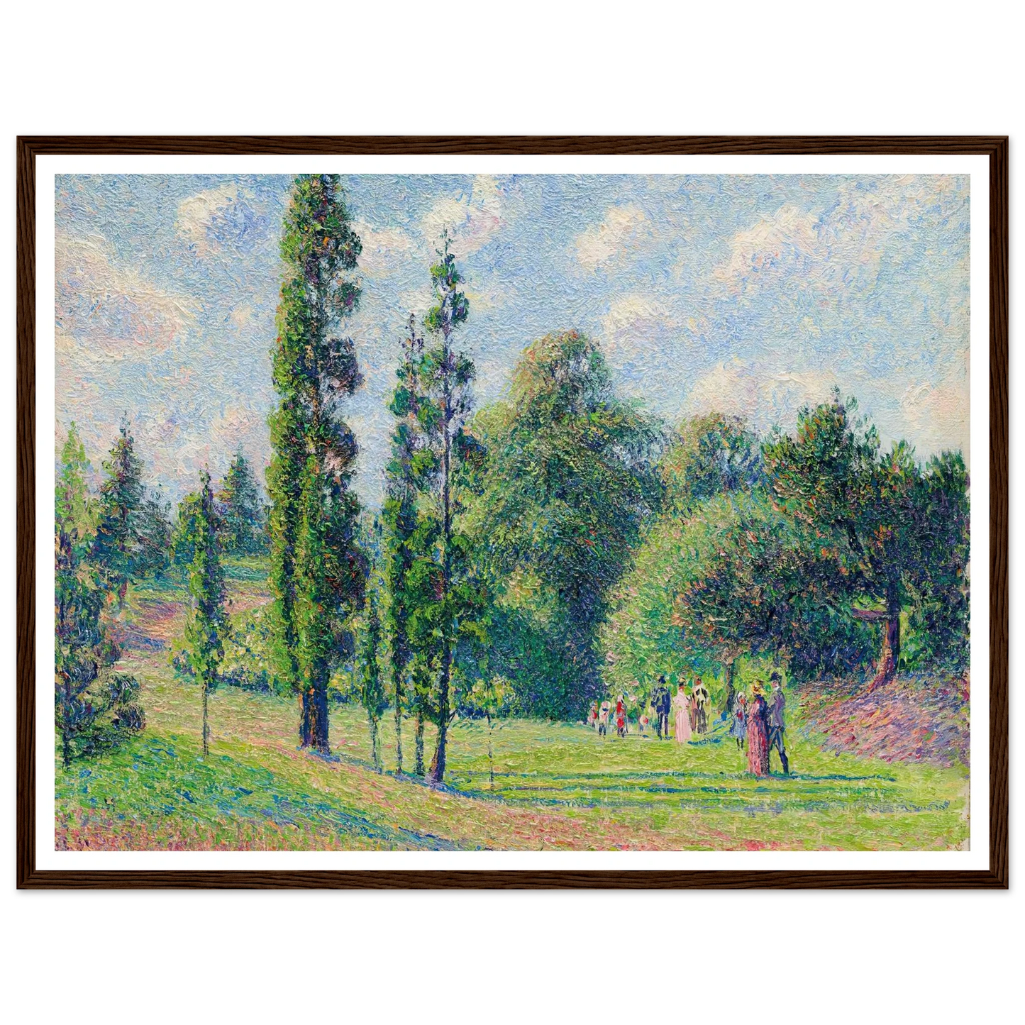 Jardin de Kew, Londres, près d’un étang (1892) Art Print | Camille Pissarro-Quipham Collections