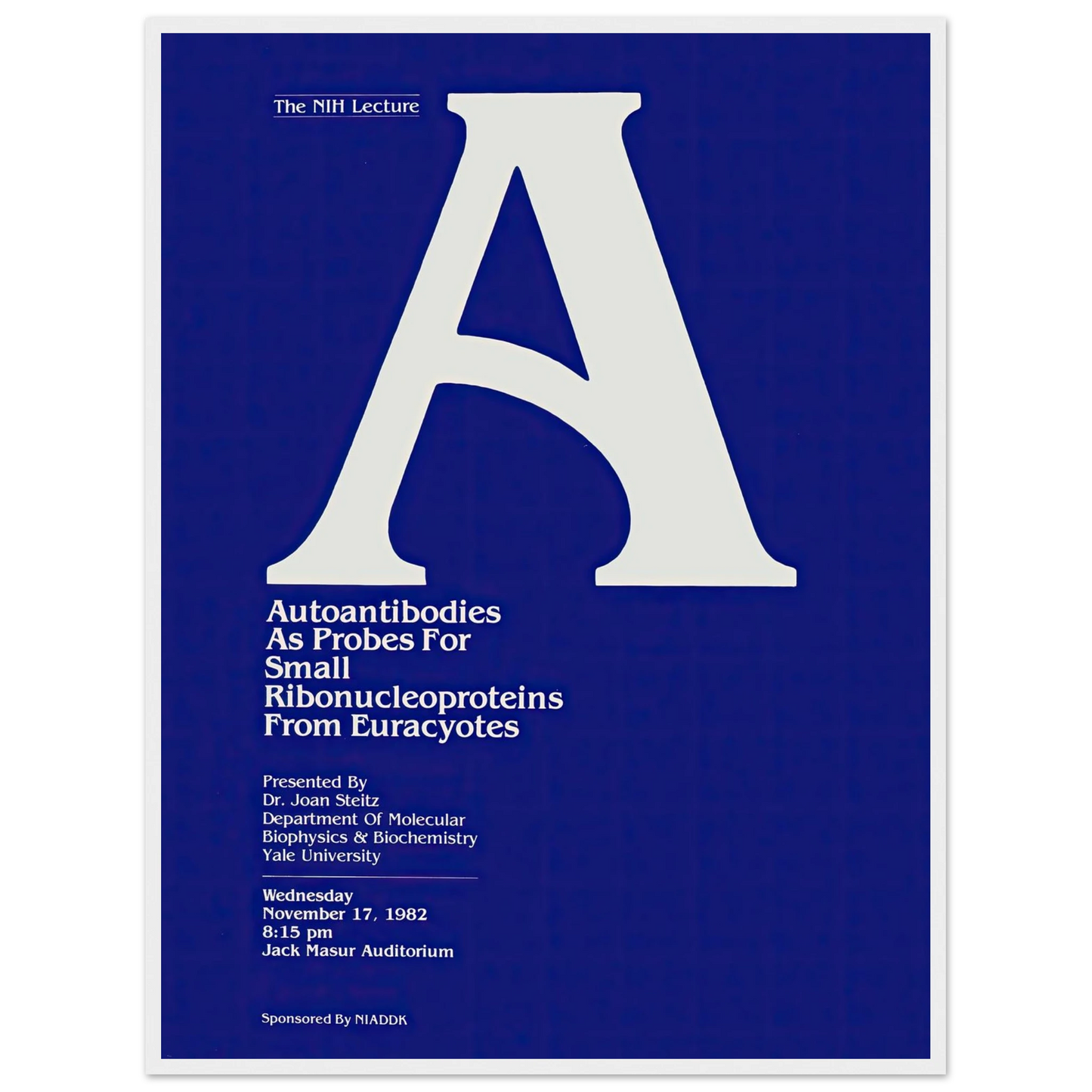 Autoantibodies as probes for small ribonucleoproteins from euracyotes (1982) Art Print | National Institutes of Health-Quipham Collections