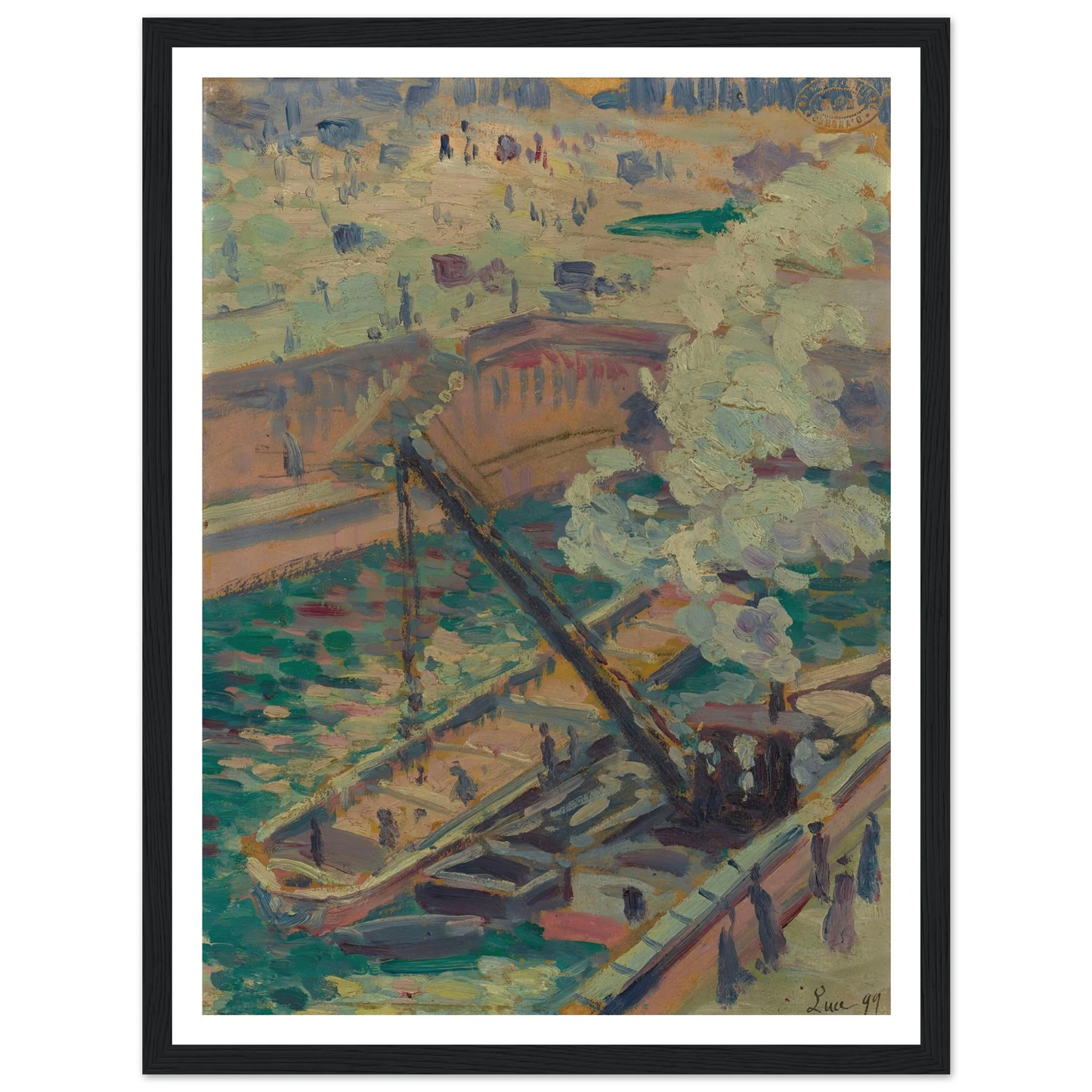 Pochade pour Notre-Dame (1899) Art Print | Maximilien Luce-Quipham Collections