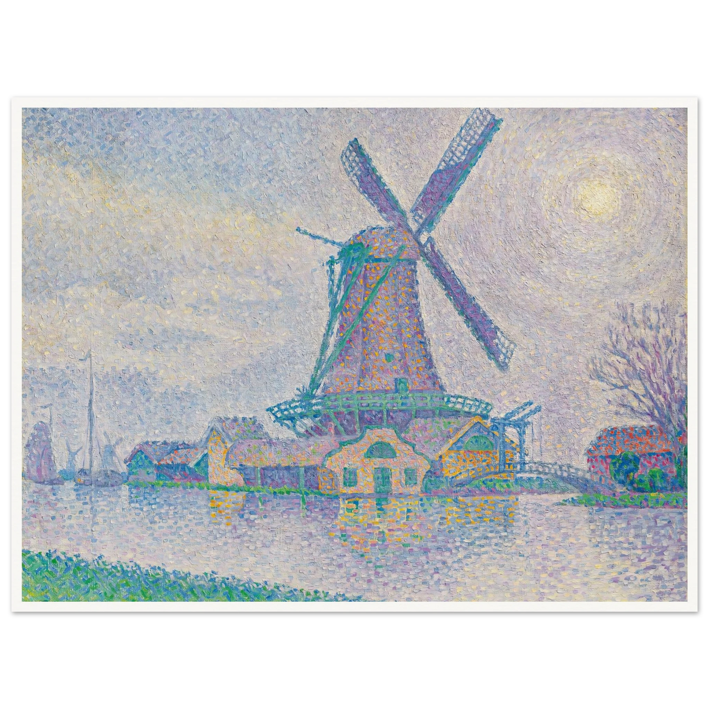 Moulin d’Edam (1896) Art Print | Paul Signac-Quipham Collections