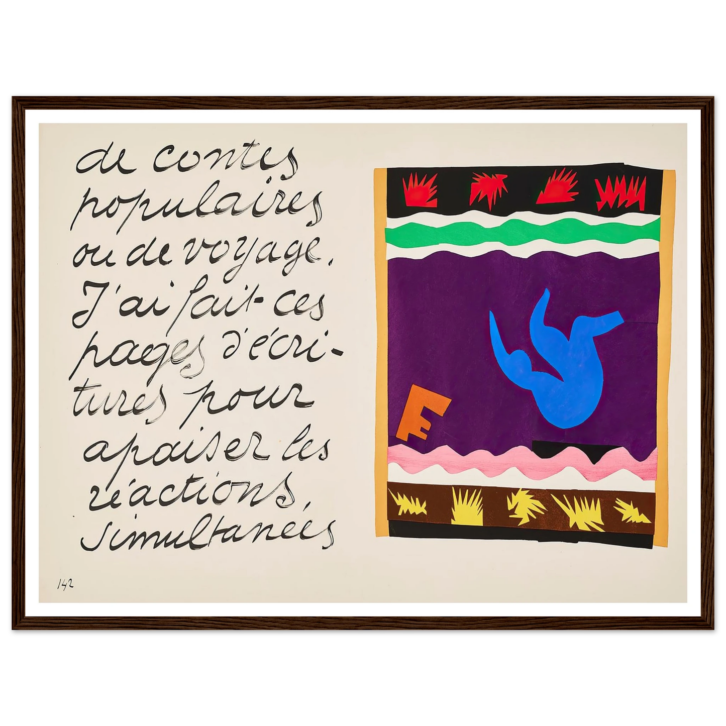 The toboggan (1947) Art Print | Henri Matisse-Quipham Collections