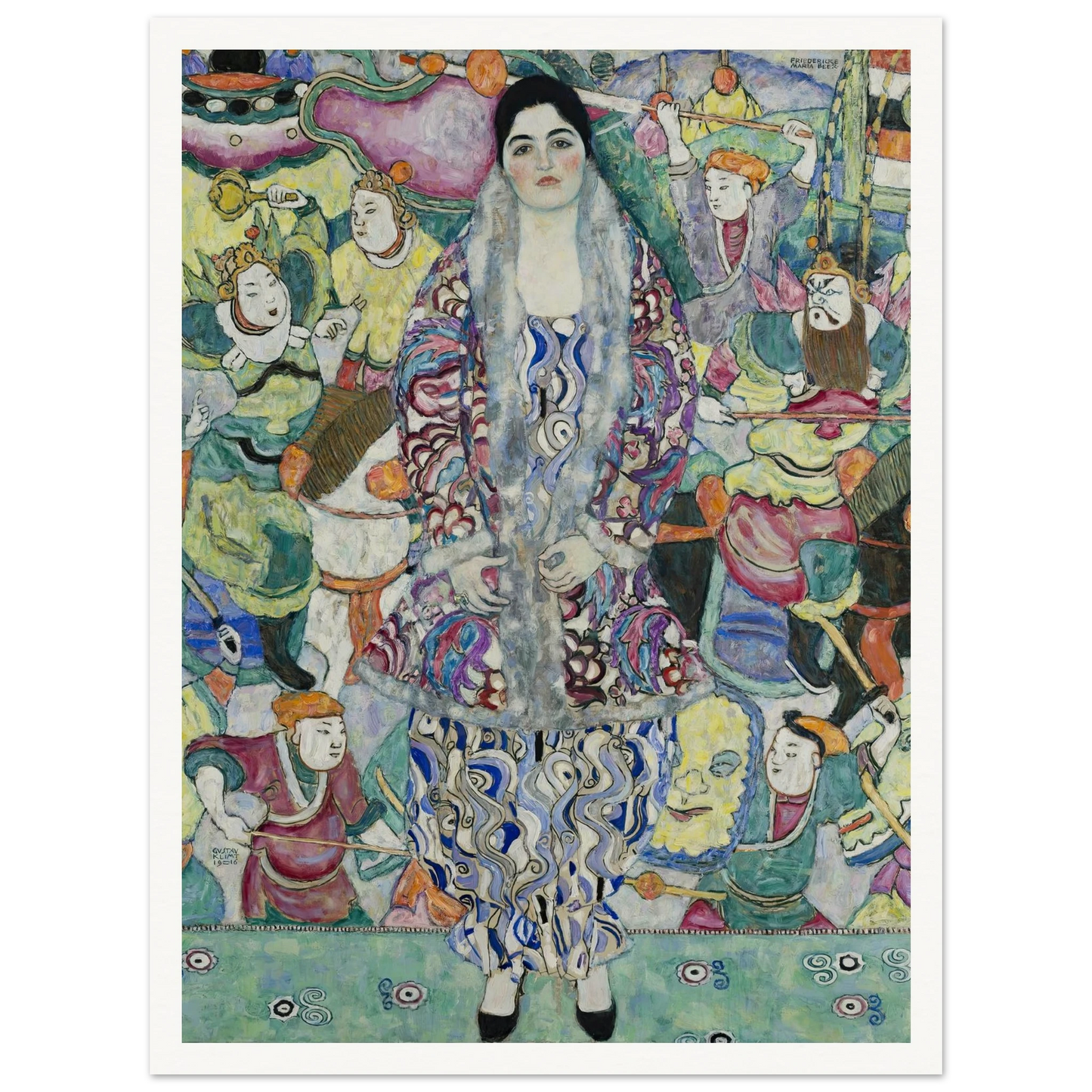 Portrait of Friederike Maria Beer (1916) Art Print | Gustav Klimt-Quipham Collections