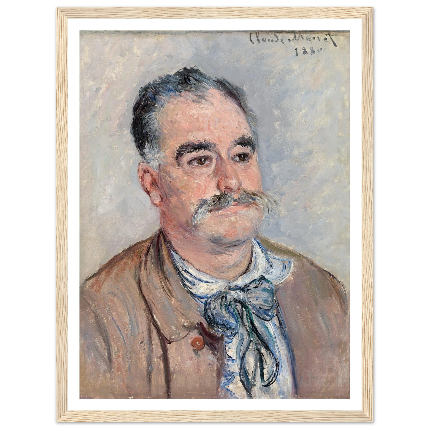 Monsieur Coqueret (Father) (1880) Art Print | Claude Monet-Quipham Collections