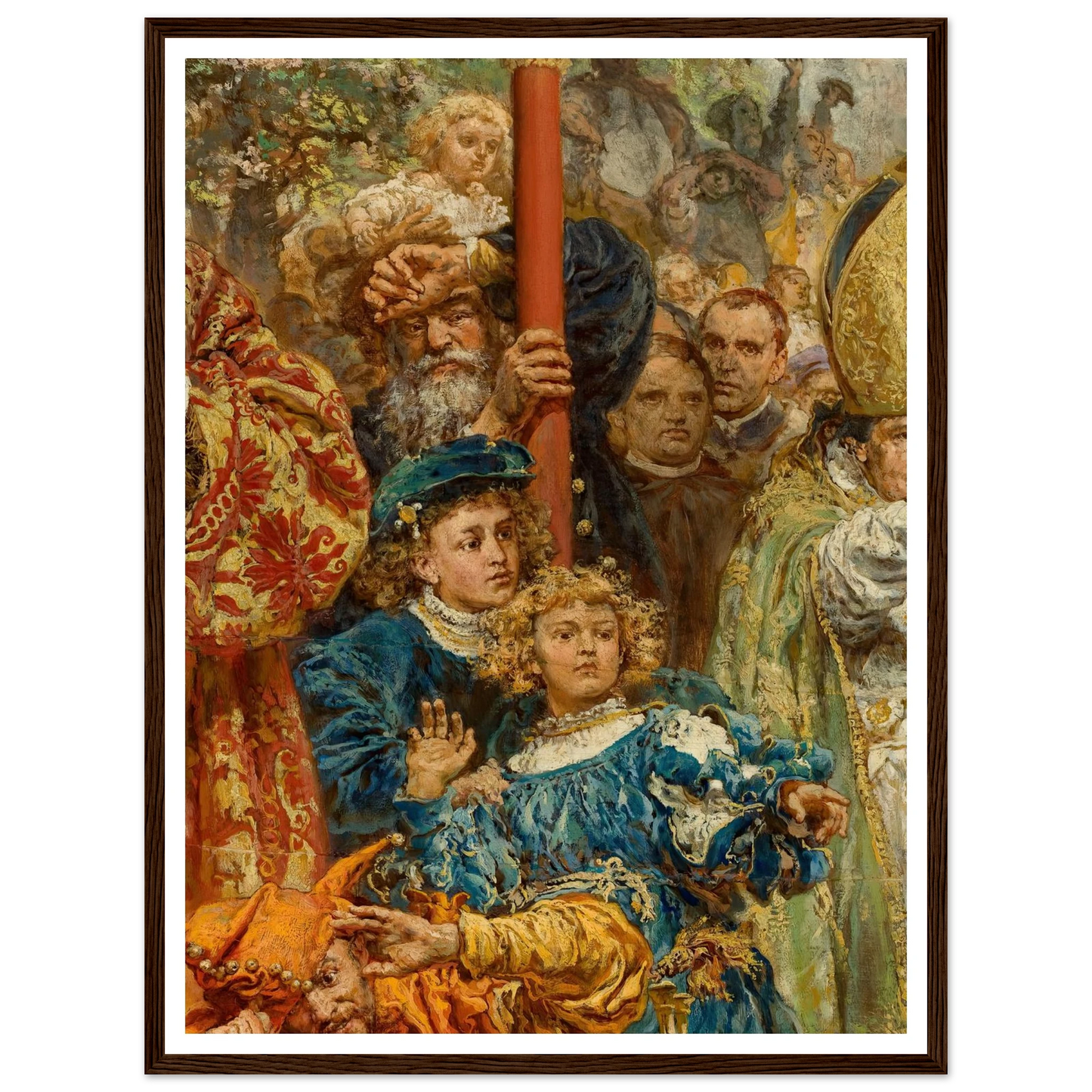 Hanging of the Sigismund bell at the Cathedral Tower in 1521 in Kraków (1874) Art Print | Jan Matejko-Quipham Collections