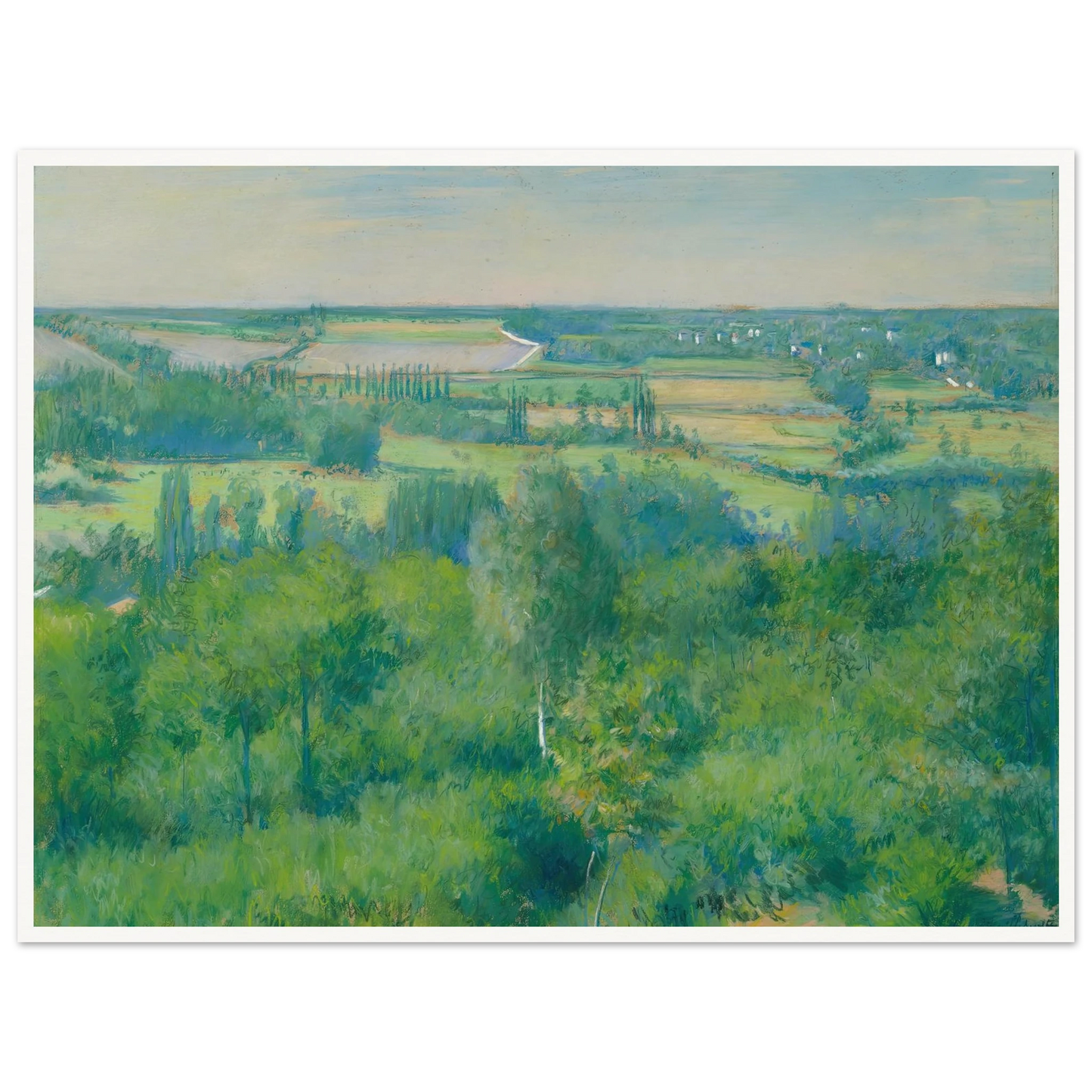 La Vallée De L’yerres (1877) Art Print | Gustave Caillebotte-Quipham Collections