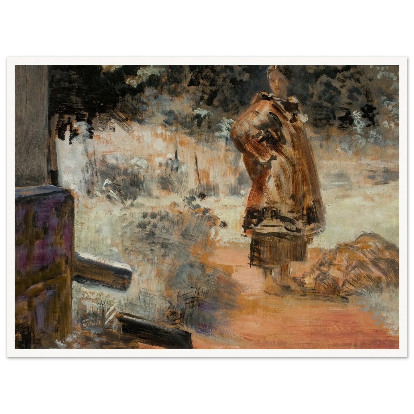 Poisoned water well, sketch (1909) Art Print | Jacek Malczewski-Quipham Collections