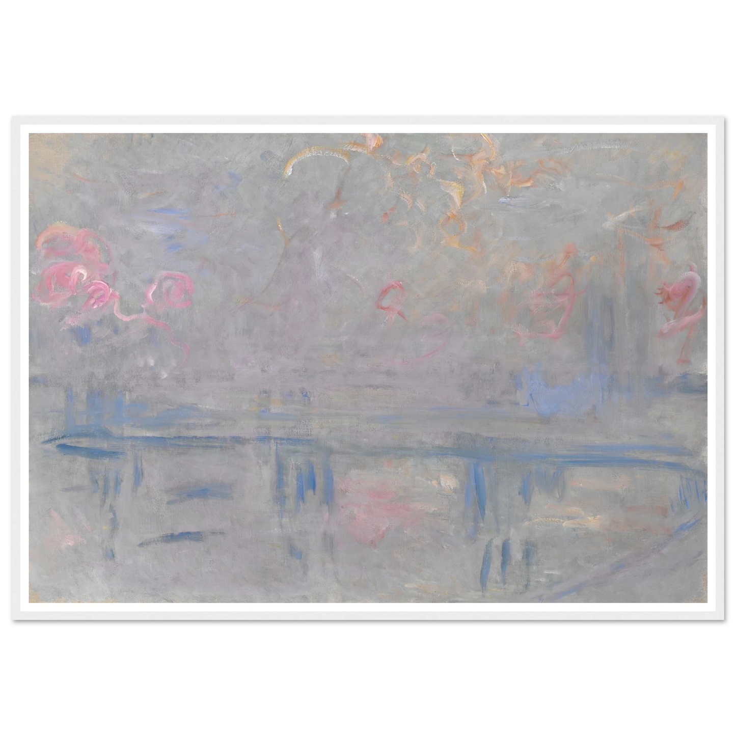 Charing Cross Bridge (1900) Art Print | Claude Monet-Quipham Collections