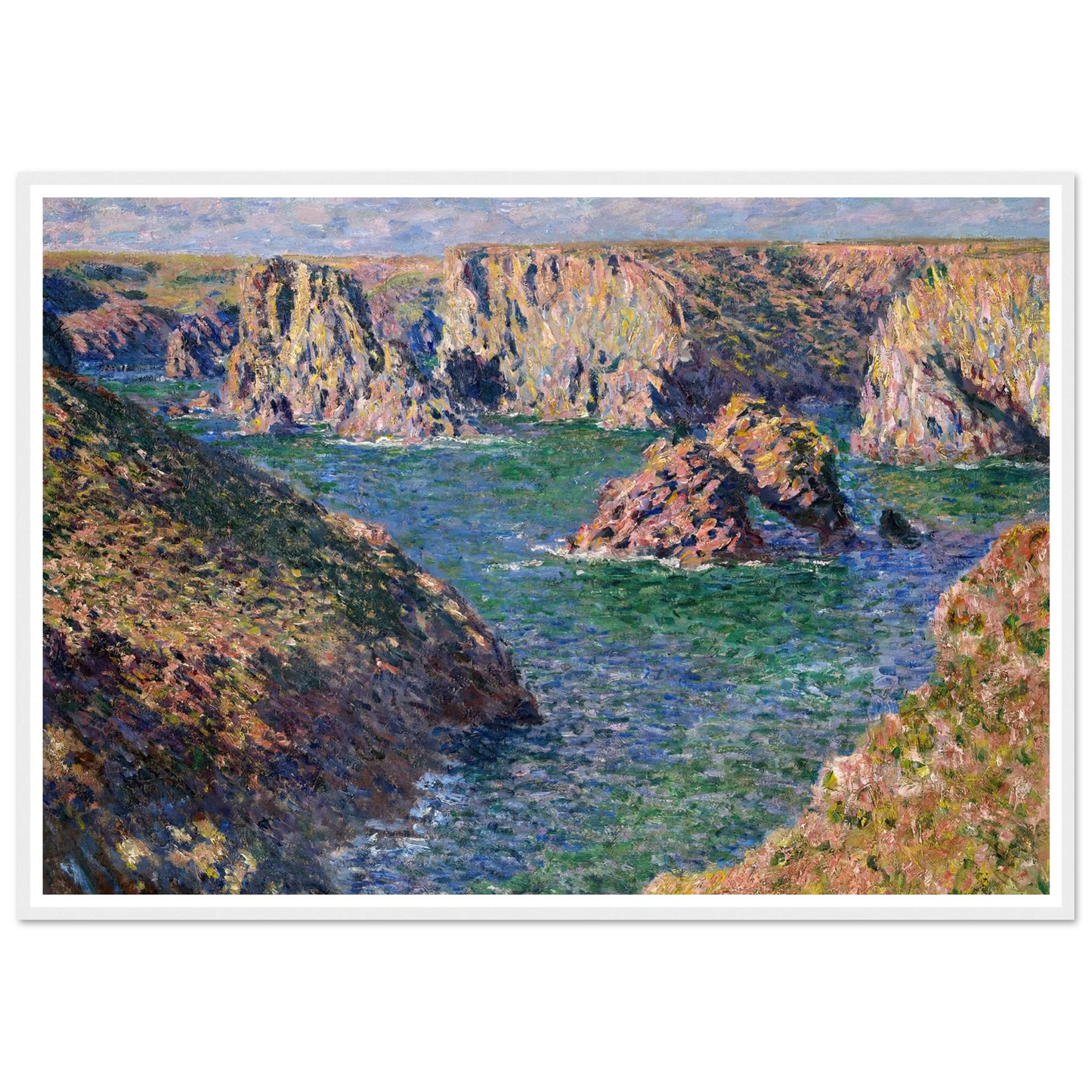 Port-Domois, Belle-Isle (1887) Art Print | Claude Monet-Quipham Collections