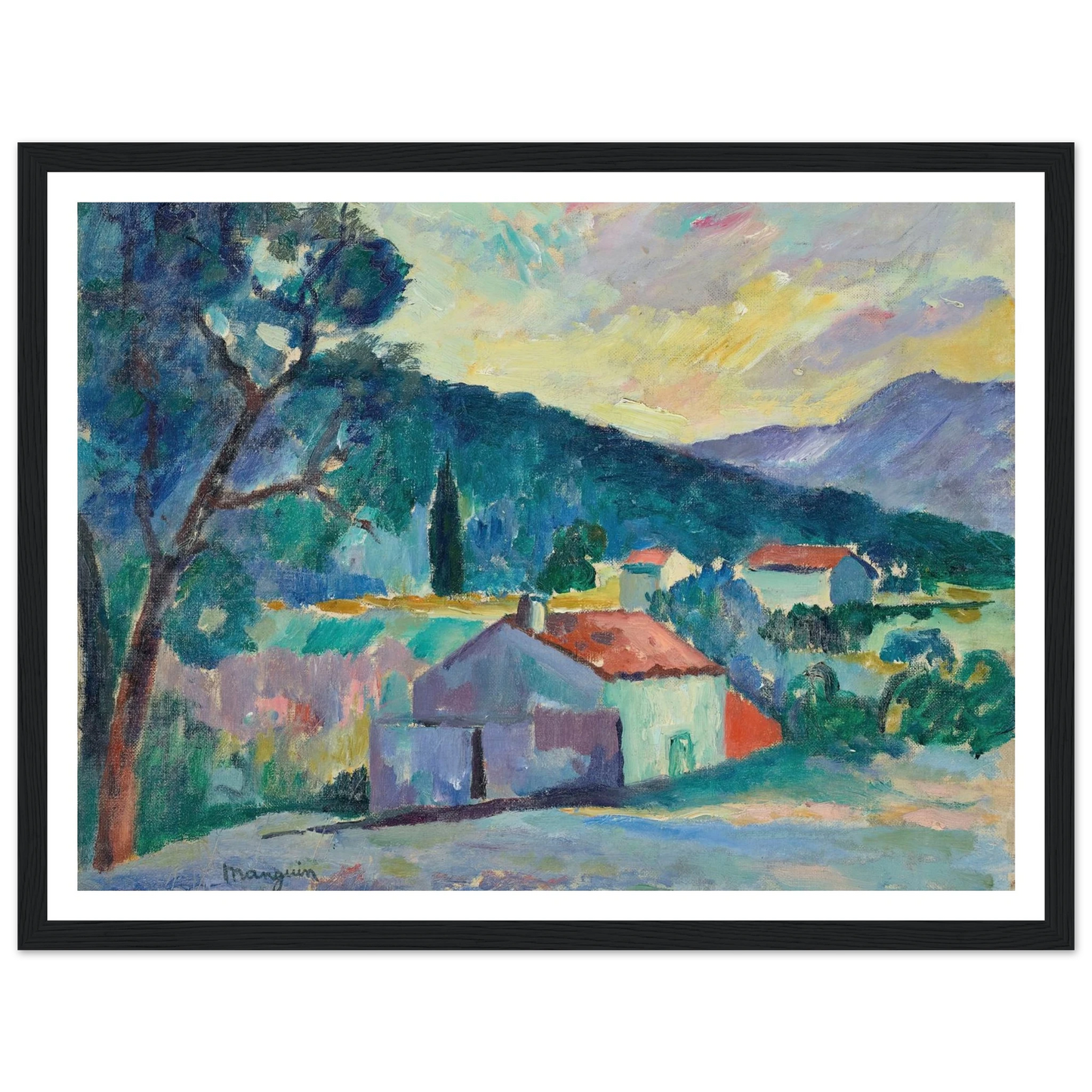 Le Mas à Saint-Tropez (1905) Art Print | Henri Manguin-Quipham Collections