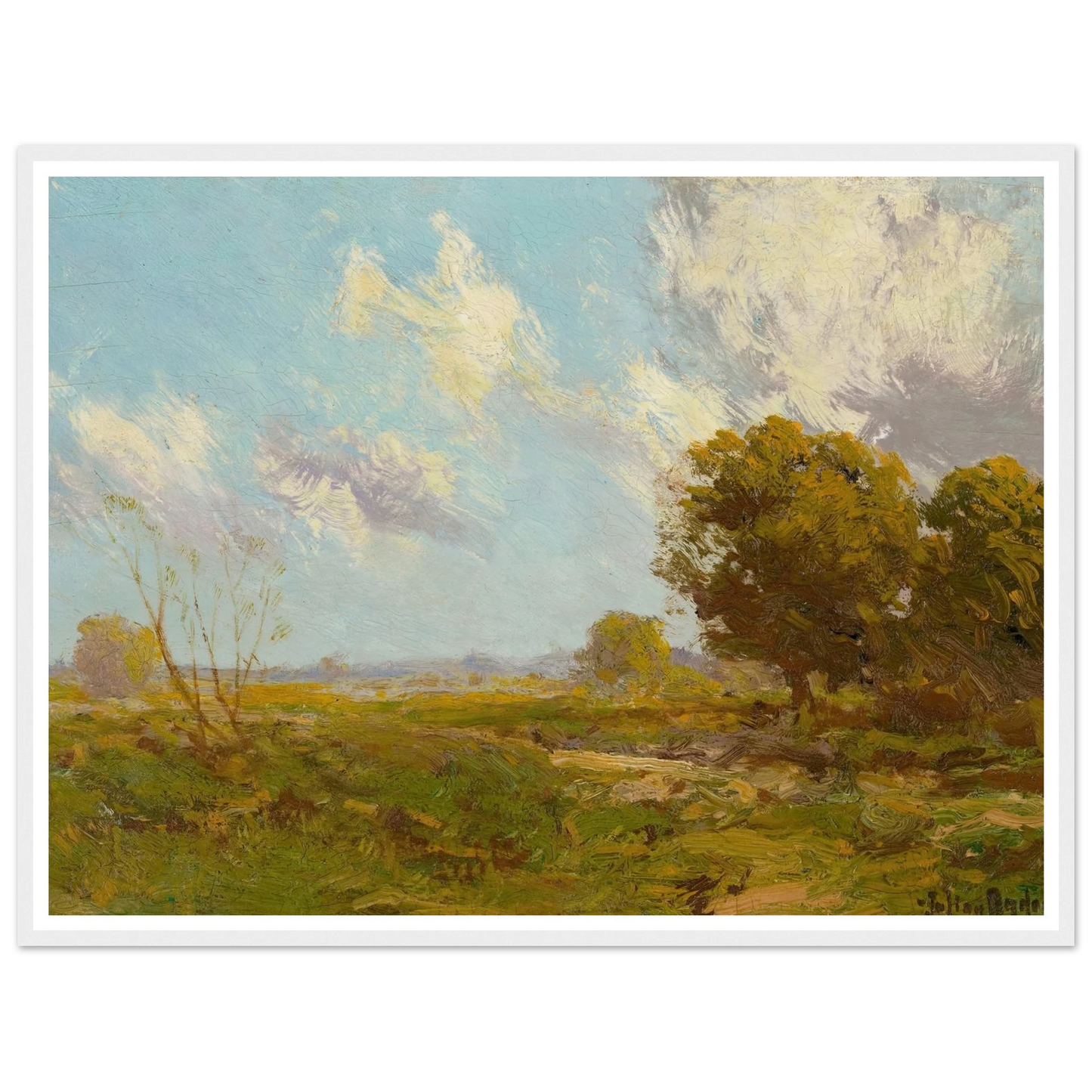 Late Afternoon (1909) Art Print | Julian Onderdonk-Quipham Collections
