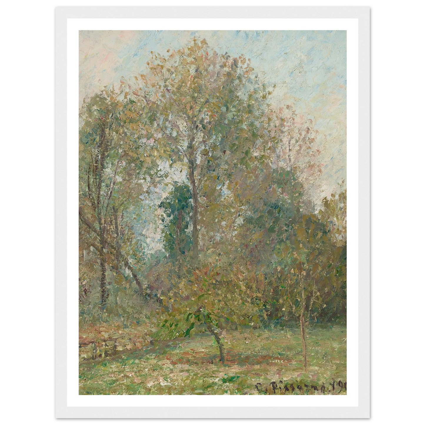 Gelée blanche à Eragny (1902) Art Print | Camille Pissarro-Quipham Collections