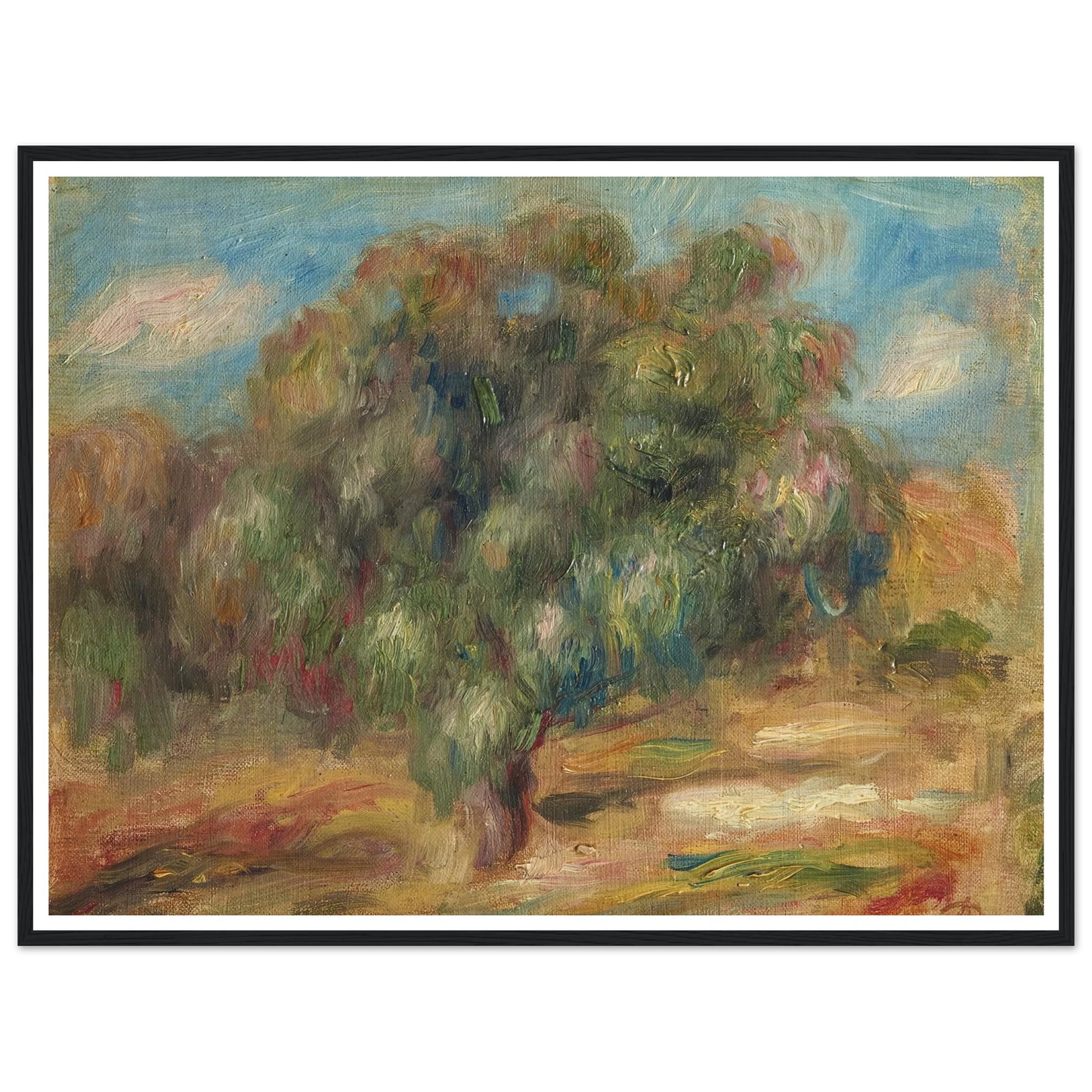 Landscape (1915) Art Print | Pierre Auguste Renoir-Quipham Collections