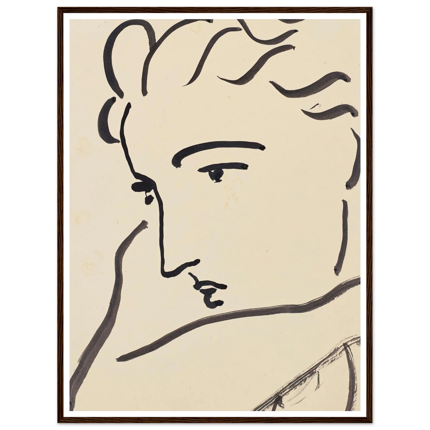 Profil de femme (1946) Art Print | Henri Matisse-Quipham Collections