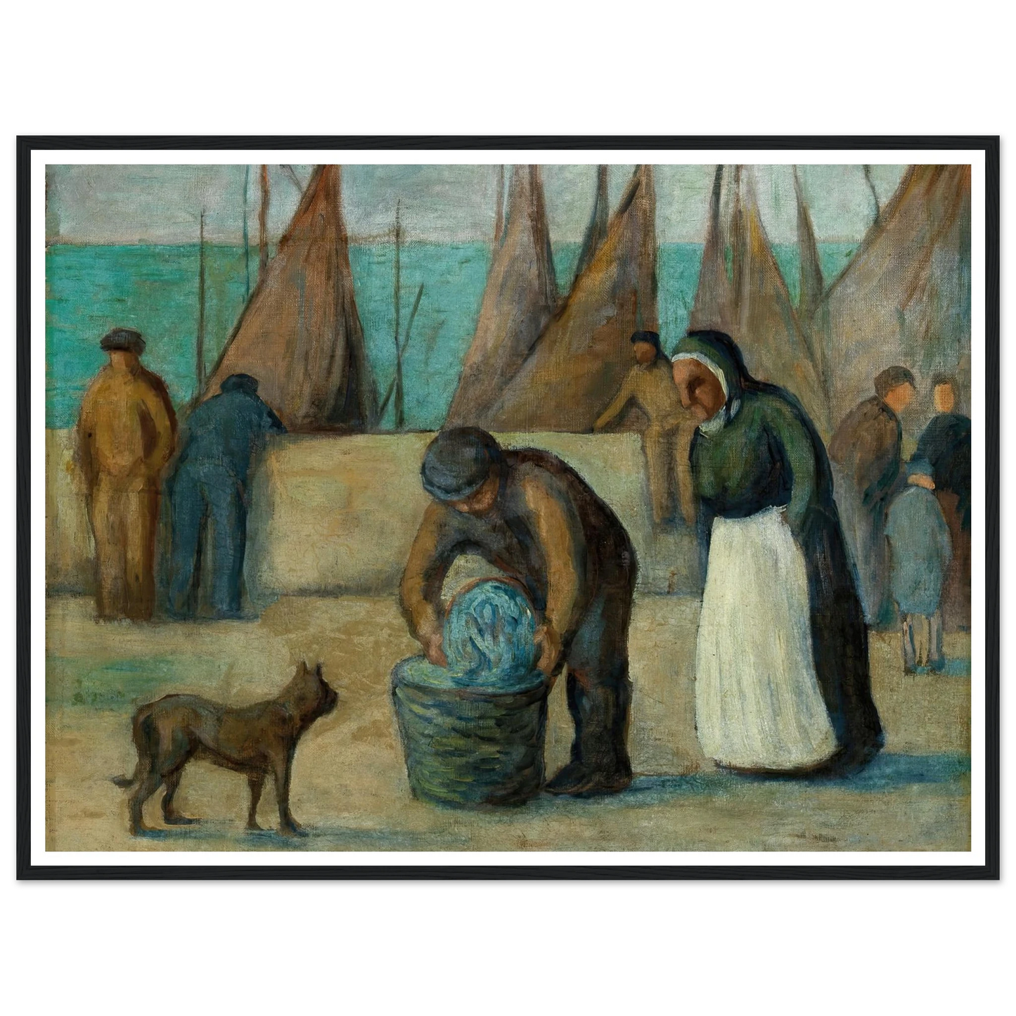 La Rentrée des Pécheurs Art Print | Maximilien Luce-Quipham Collections