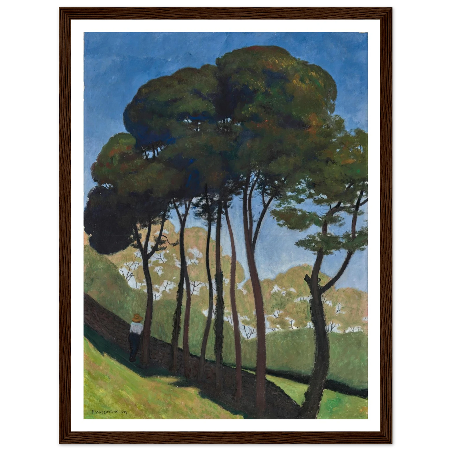 Les Grands Arbres, environs d’Honfleur (1909) Art Print | Felix Vallotton-Quipham Collections