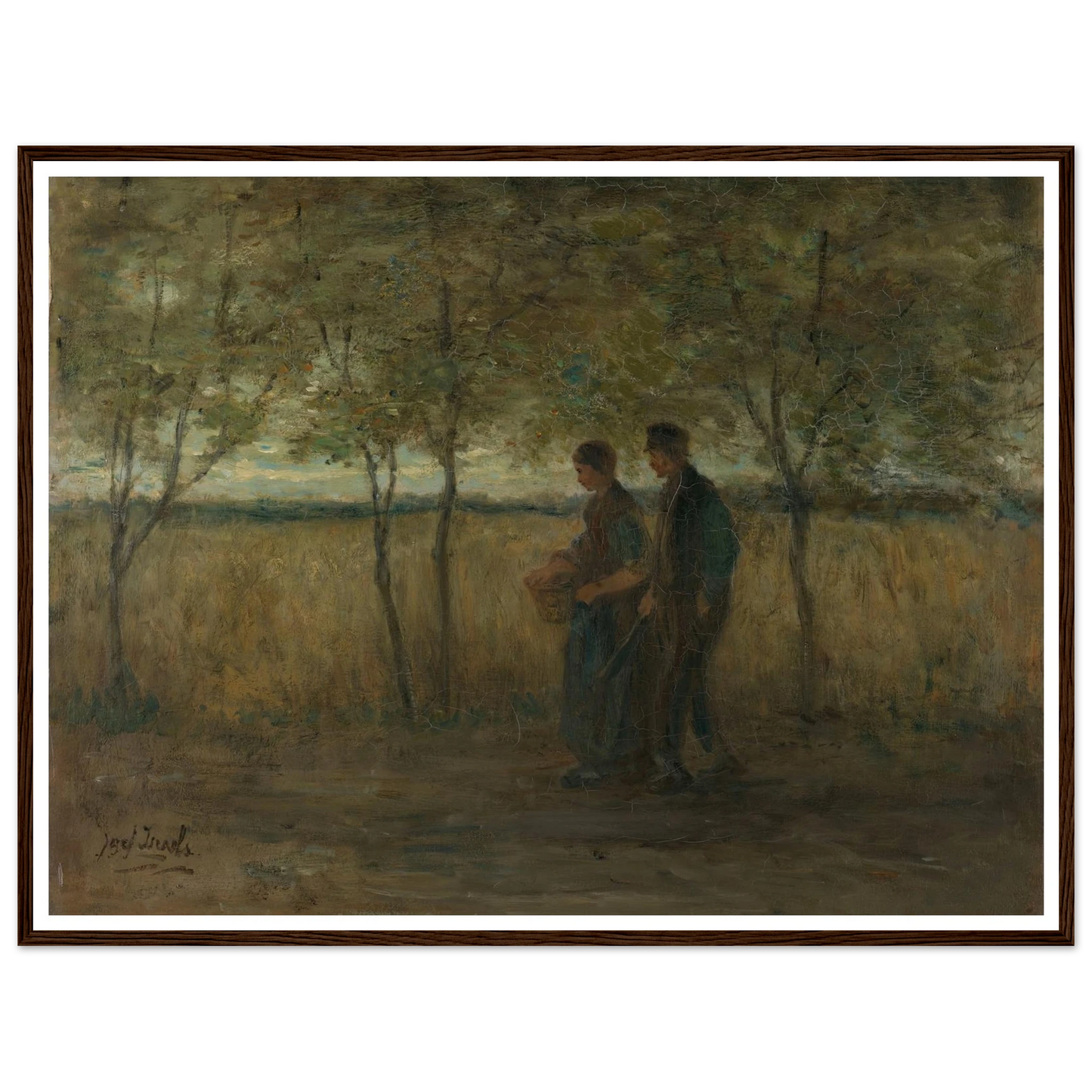 ‘Turning homewards’ (1860 - 1911) Art Print | Jozef Israels-Quipham Collections
