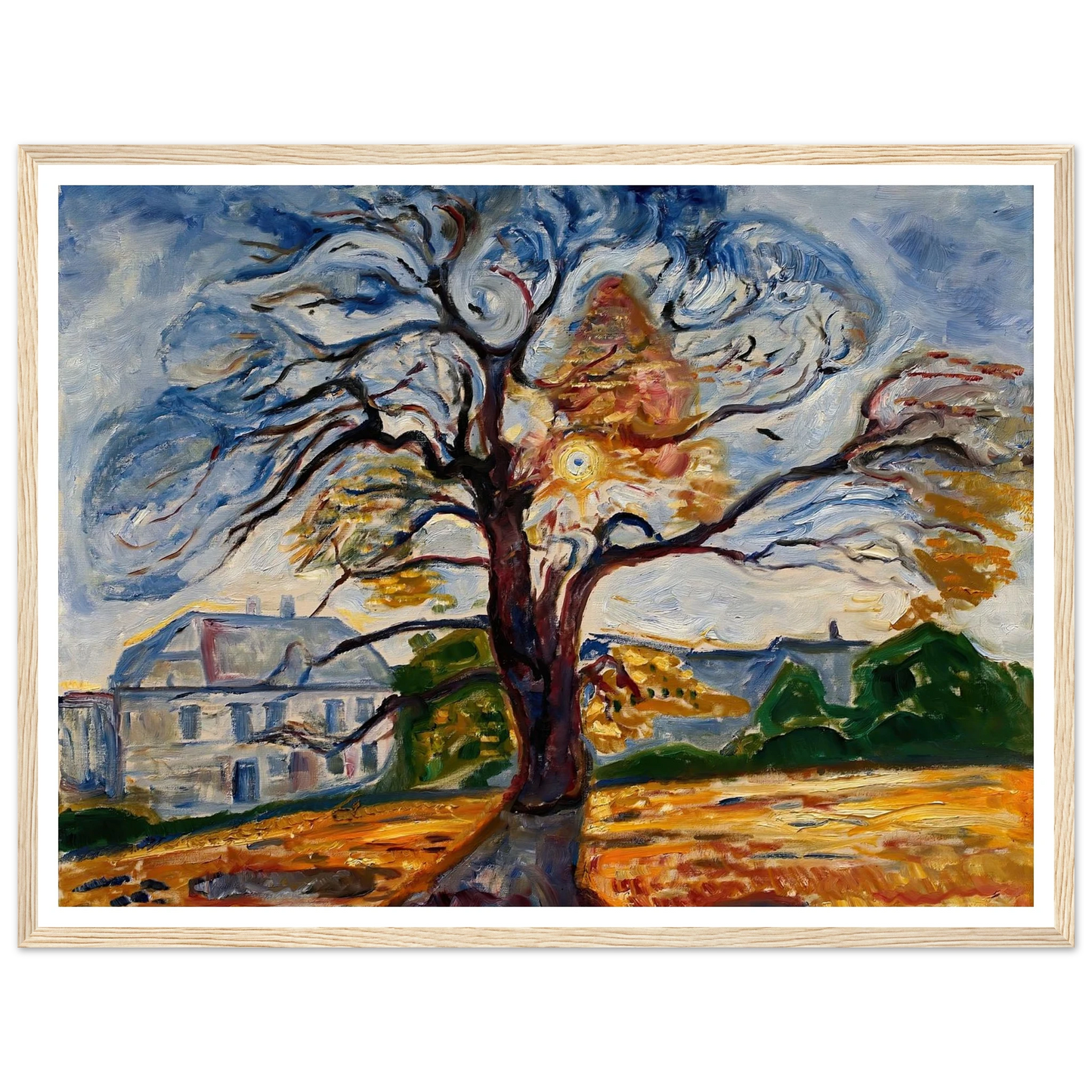 The Oak (1906) Art Print | Edvard Munch-Quipham Collections