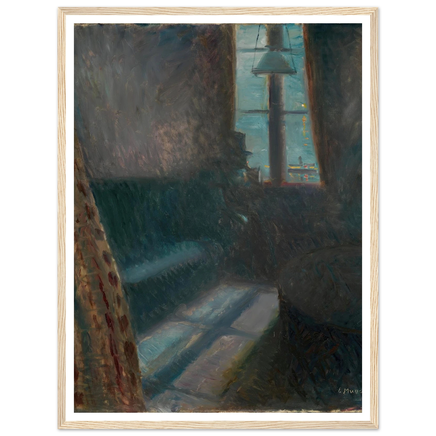 Night in Saint-Cloud (1890) Art Print | Edvard Munch-Quipham Collections