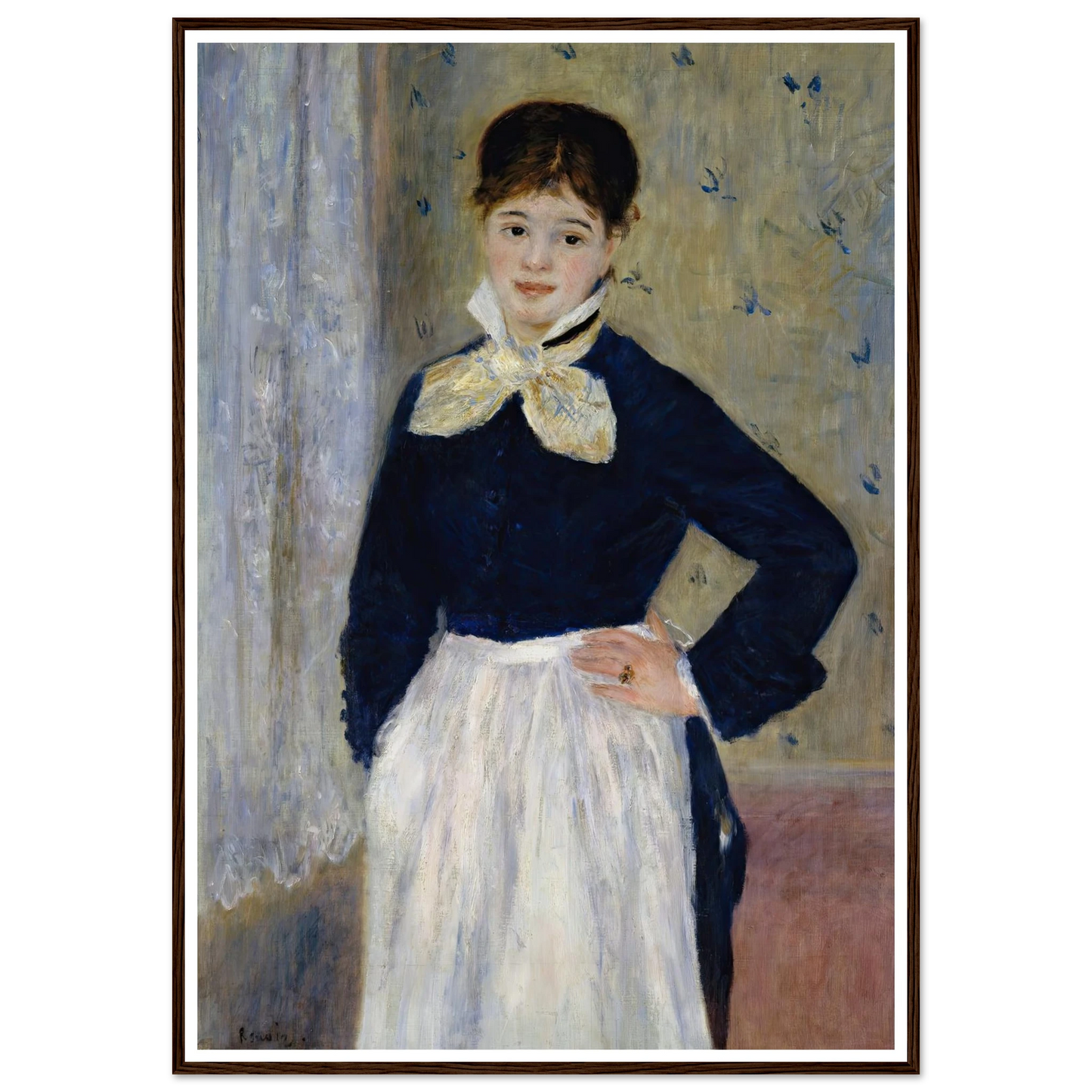 A Waitress at Duval’s Restaurant (ca. 1875) Art Print | Pierre Auguste Renoir-Quipham Collections