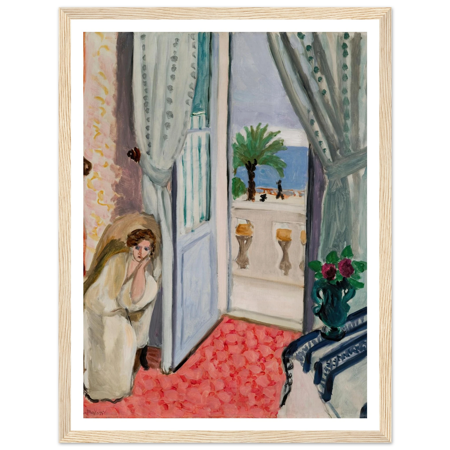 Interior at Nice (1919) Art Print | Henri Matisse-Quipham Collections