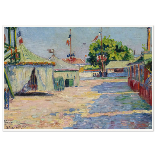 La Fête D’asnières (1884) Art Print | Paul Signac-Quipham Collections