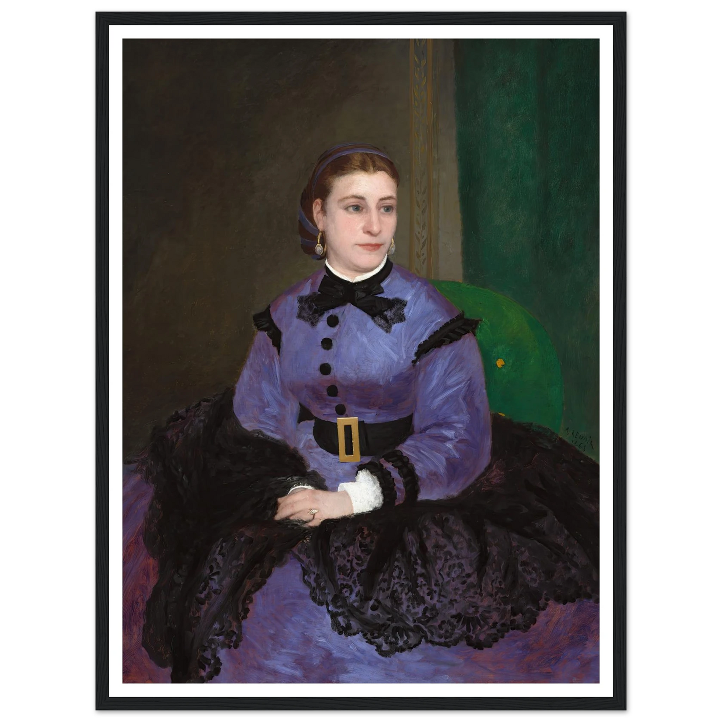 Mademoiselle Sicot (1865) Art Print | Pierre Auguste Renoir-Quipham Collections