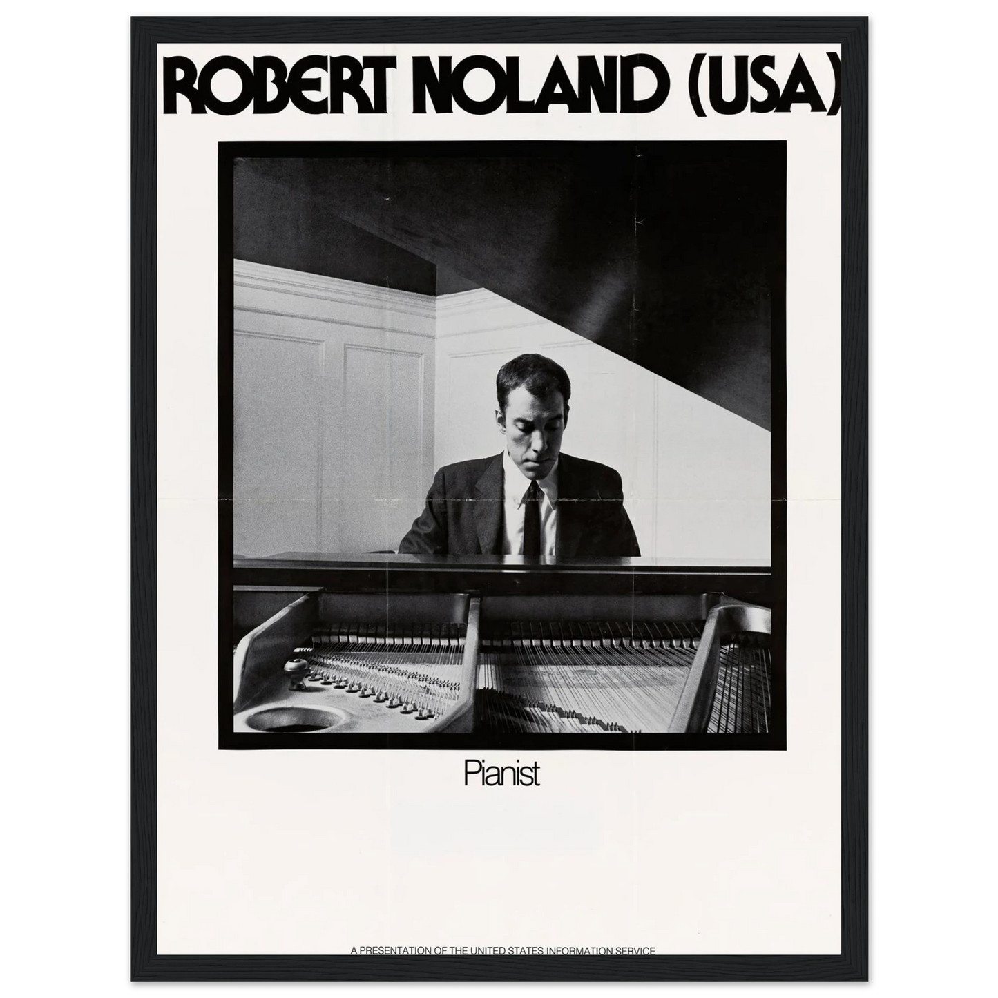 Robert Noland (USA) Pianist Art Print | US Information Agency-Quipham Collections