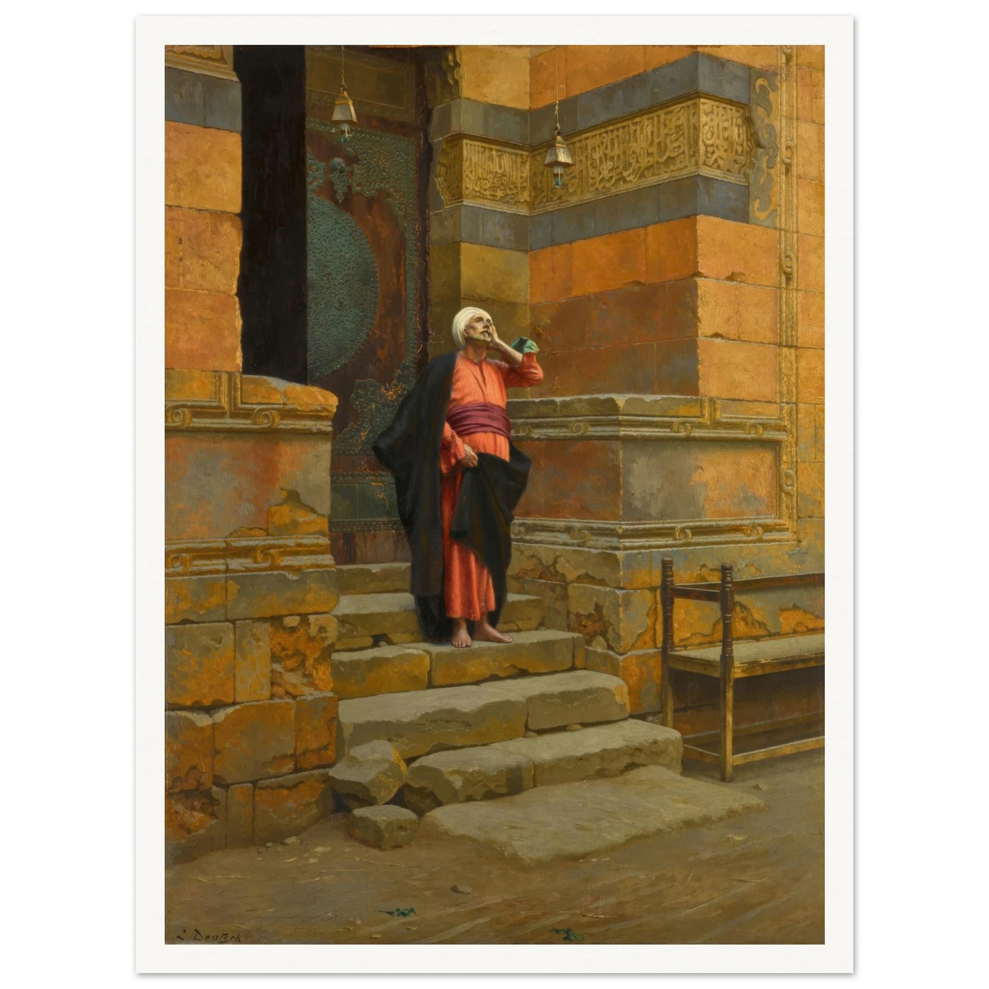 Before the Mosque Art Print | Ludwig Deutsch-Quipham Collections