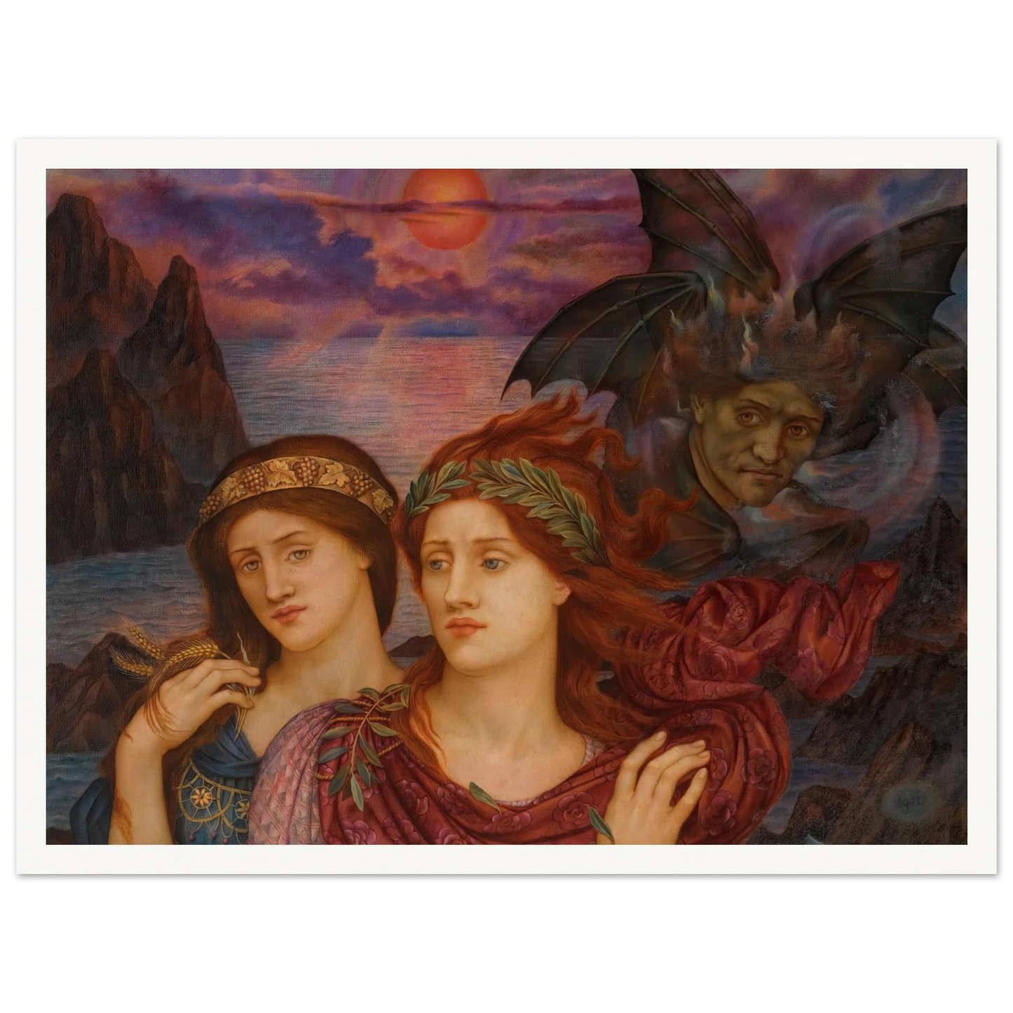 The Vision (1914) Art Print | Evelyn de Morgan-Quipham Collections