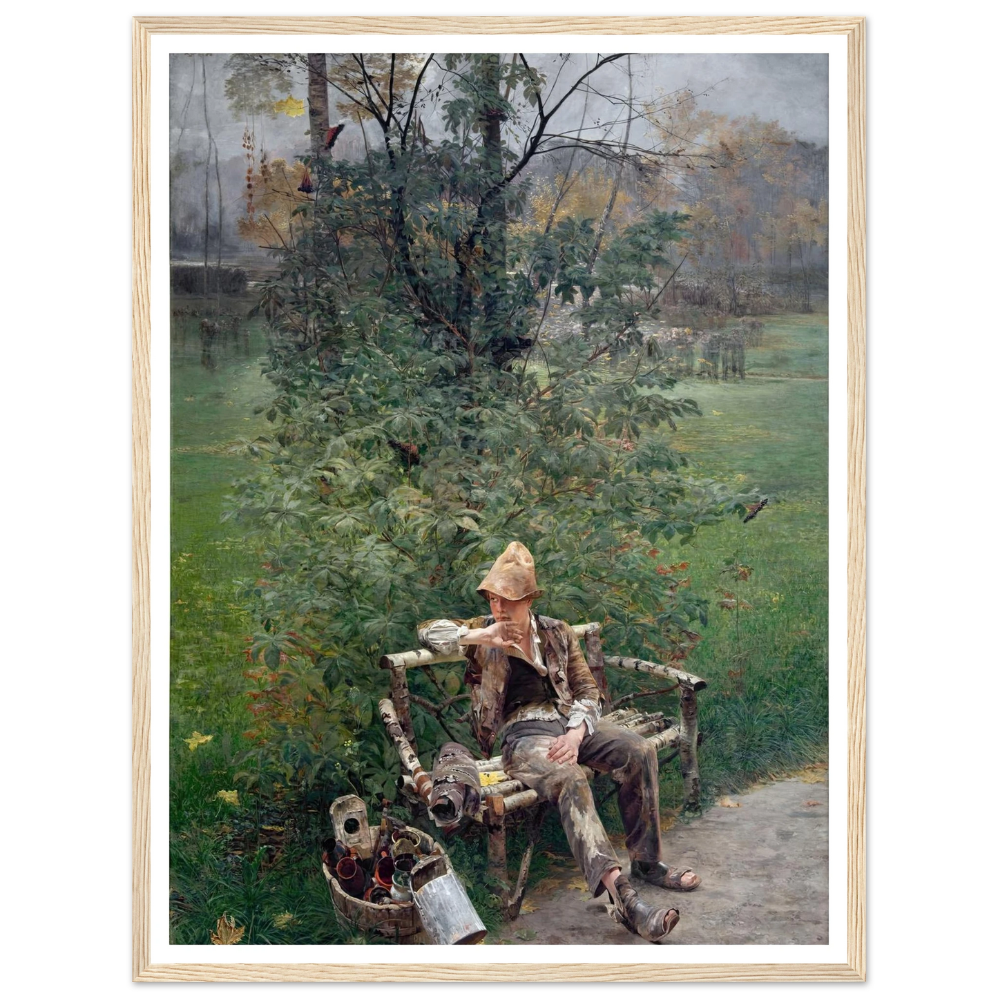 A Painter’s Apprentice (1890) Art Print | Jacek Malczewski-Quipham Collections