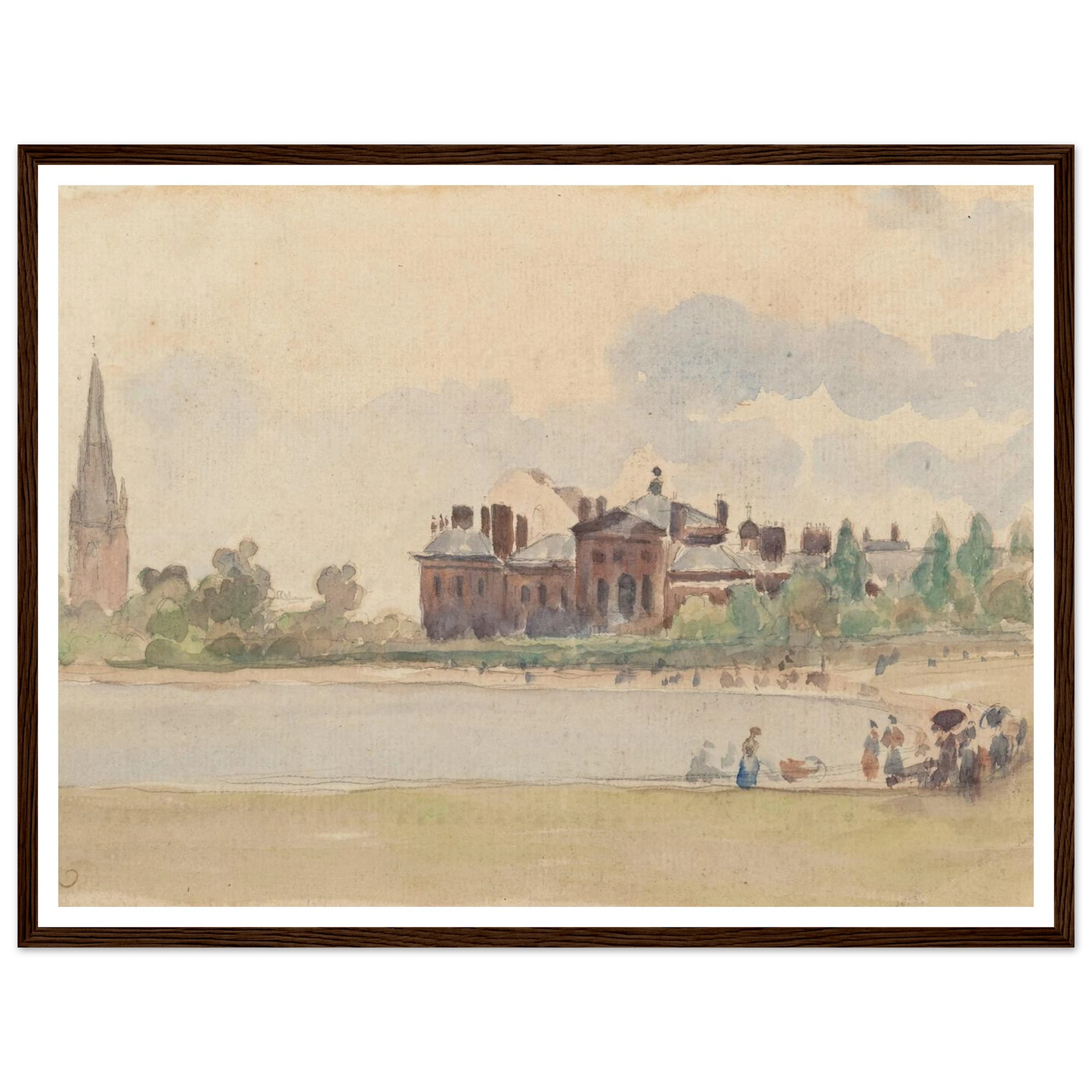 Kensington Gardens, London (1890) Art Print | Camille Pissarro-Quipham Collections