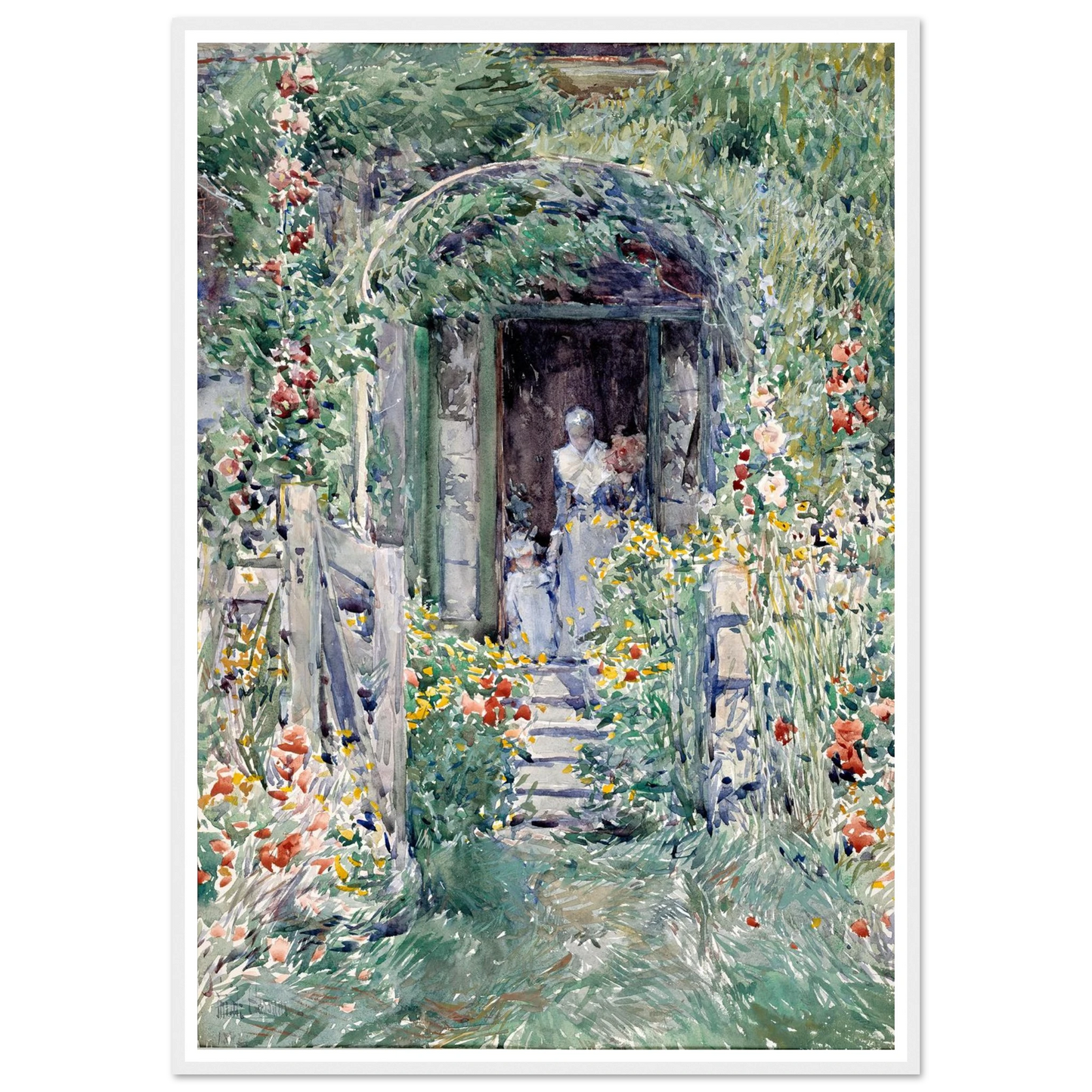 The Garden in Its Glory (1892) Art Print | Childe Hassam-Quipham Collections