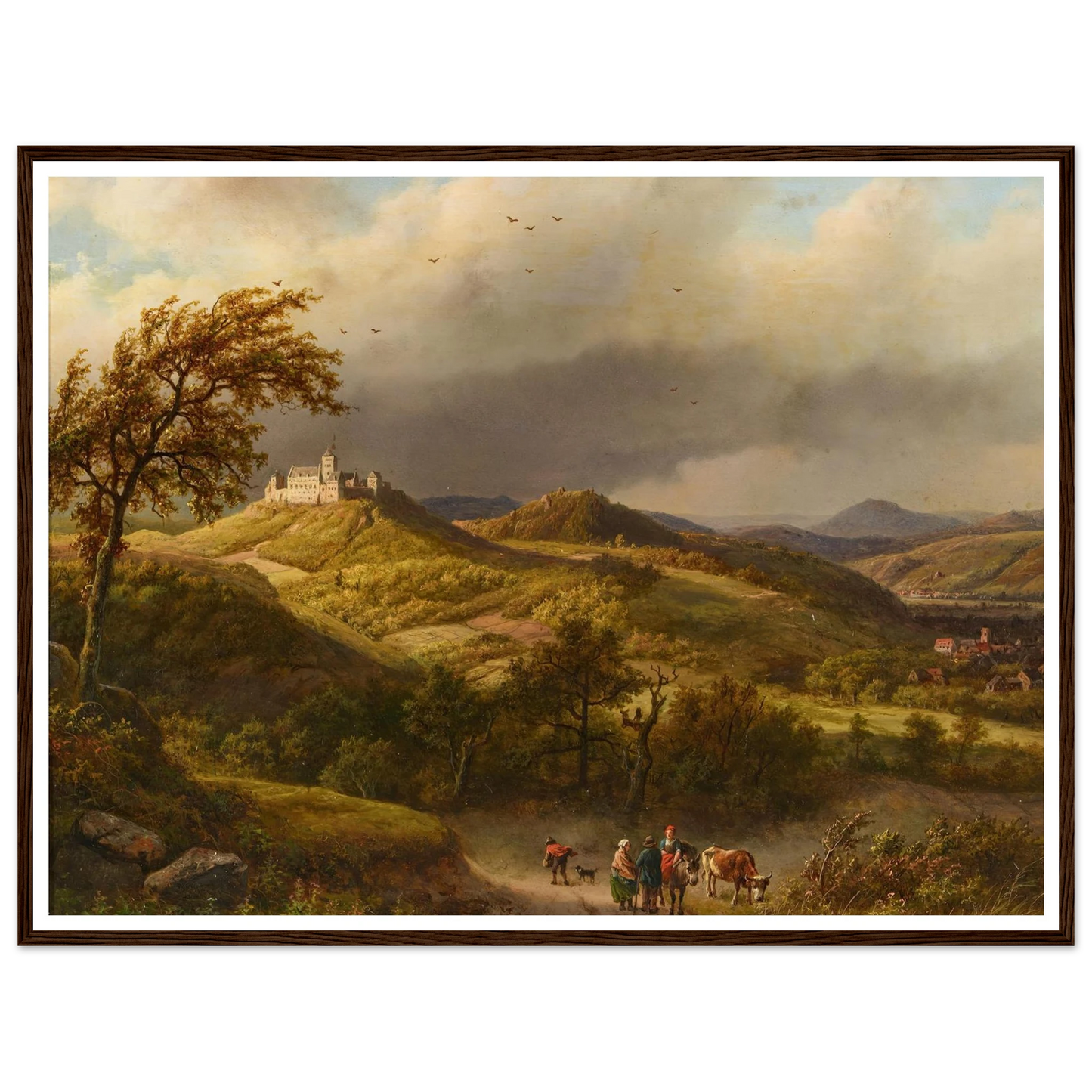 Die Wartburg bei Eisenach (1858) Art Print | Barend Cornelis Koekkoek-Quipham Collections