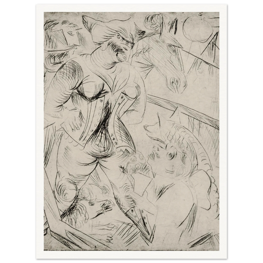 Illustration zur Landstürmerin Courage Art Print | Paul Kleinschmidt-Quipham Collections