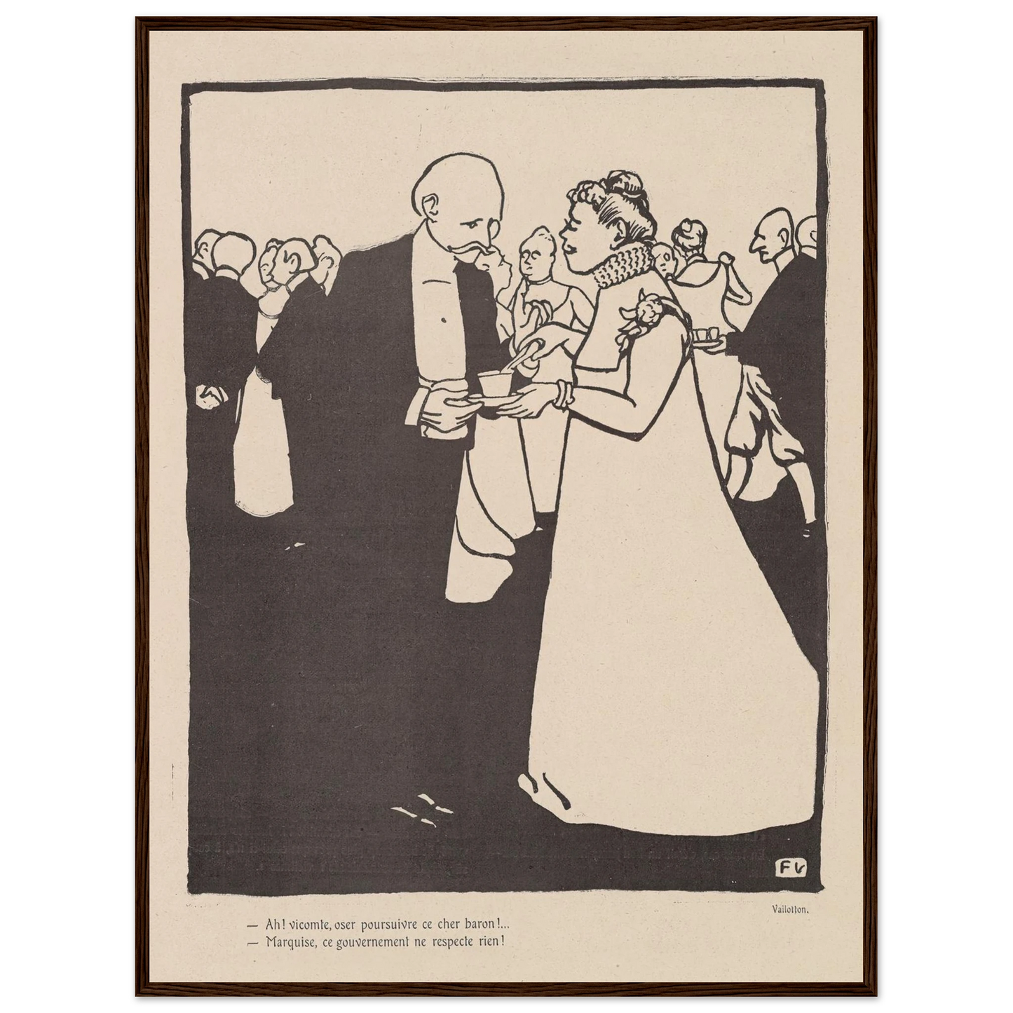 1er août 1903. Art Print | Felix Vallotton-Quipham Collections