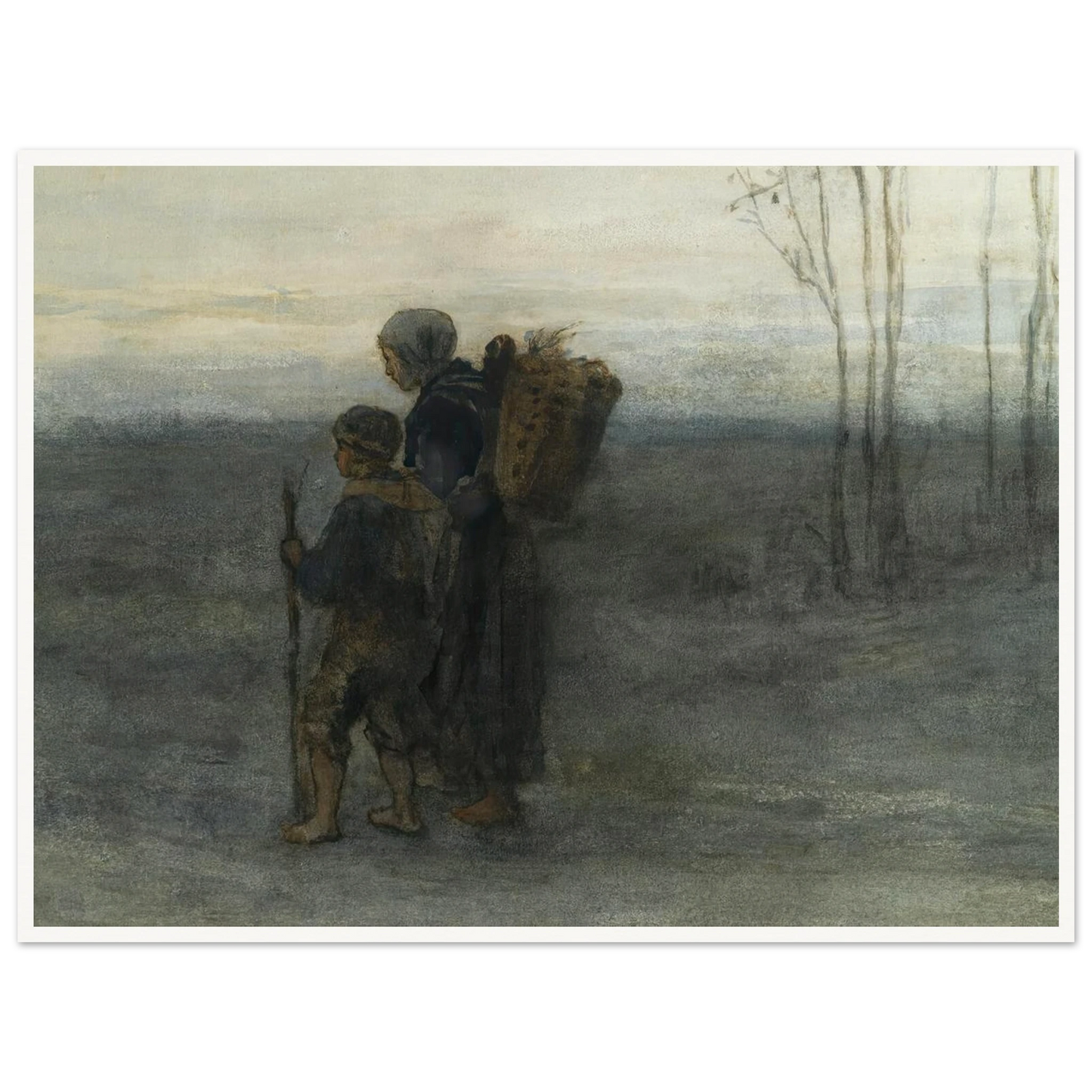 Homeward bound Art Print | Jozef Israels-Quipham Collections