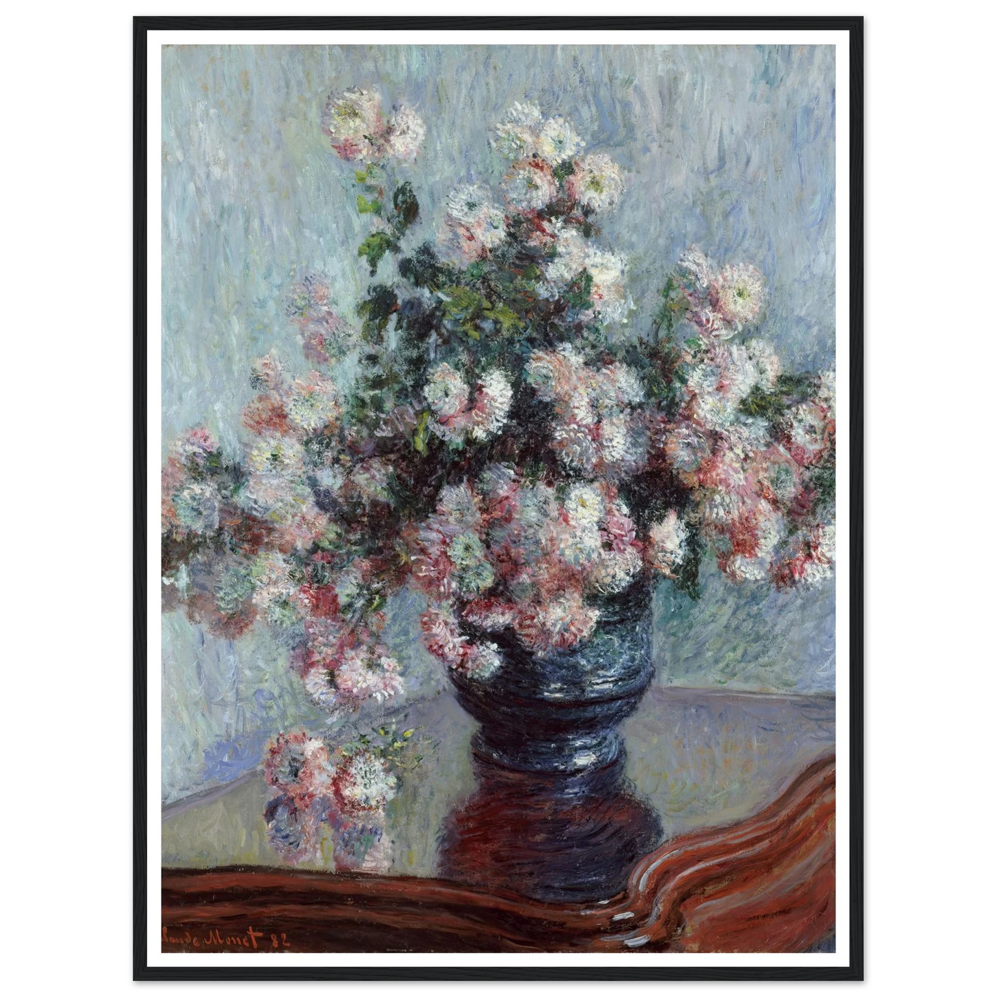 Chrysanthemums (1882) Art Print | Claude Monet-Quipham Collections