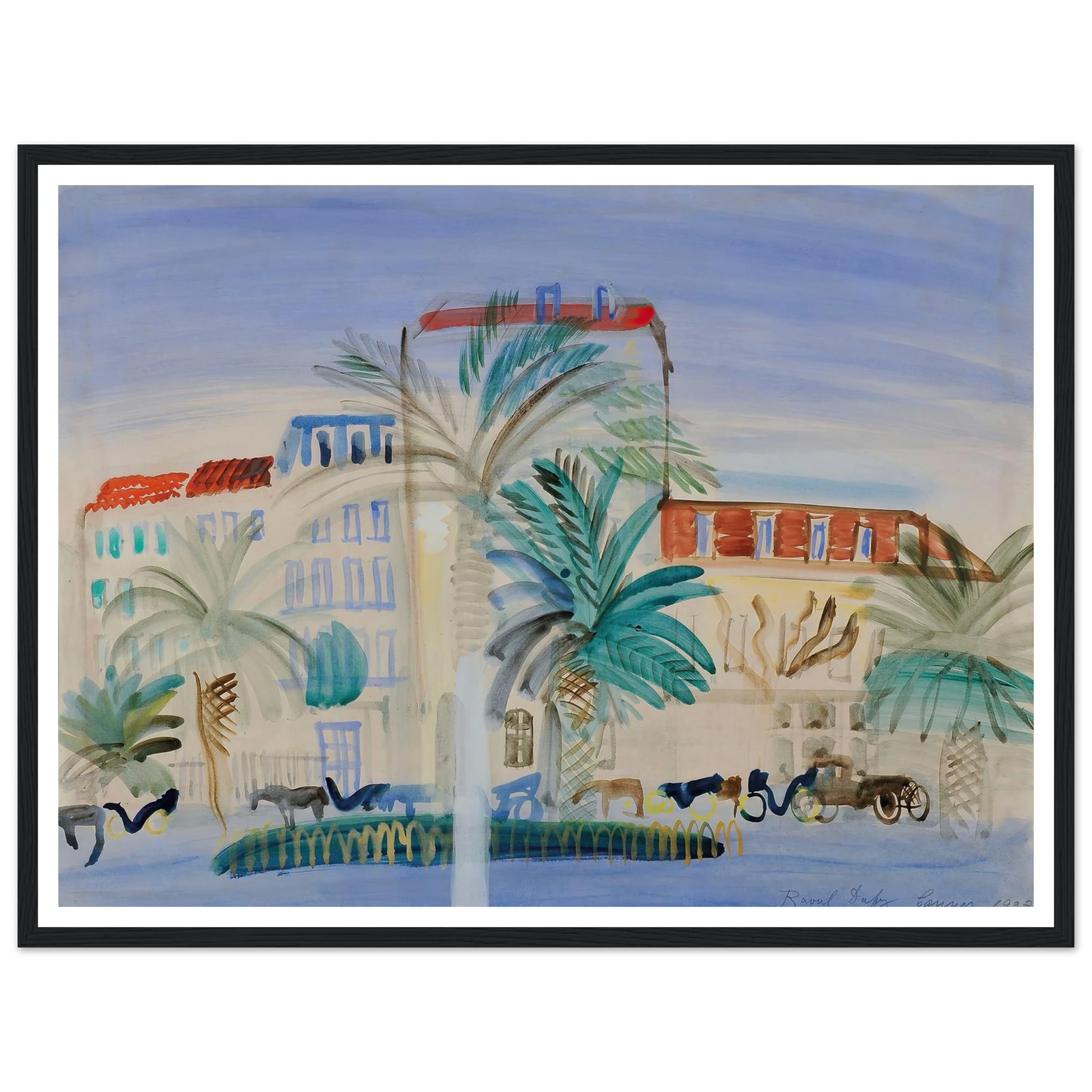 Hôtel à Cannes (1925) Art Print | Raoul Dufy-Quipham Collections