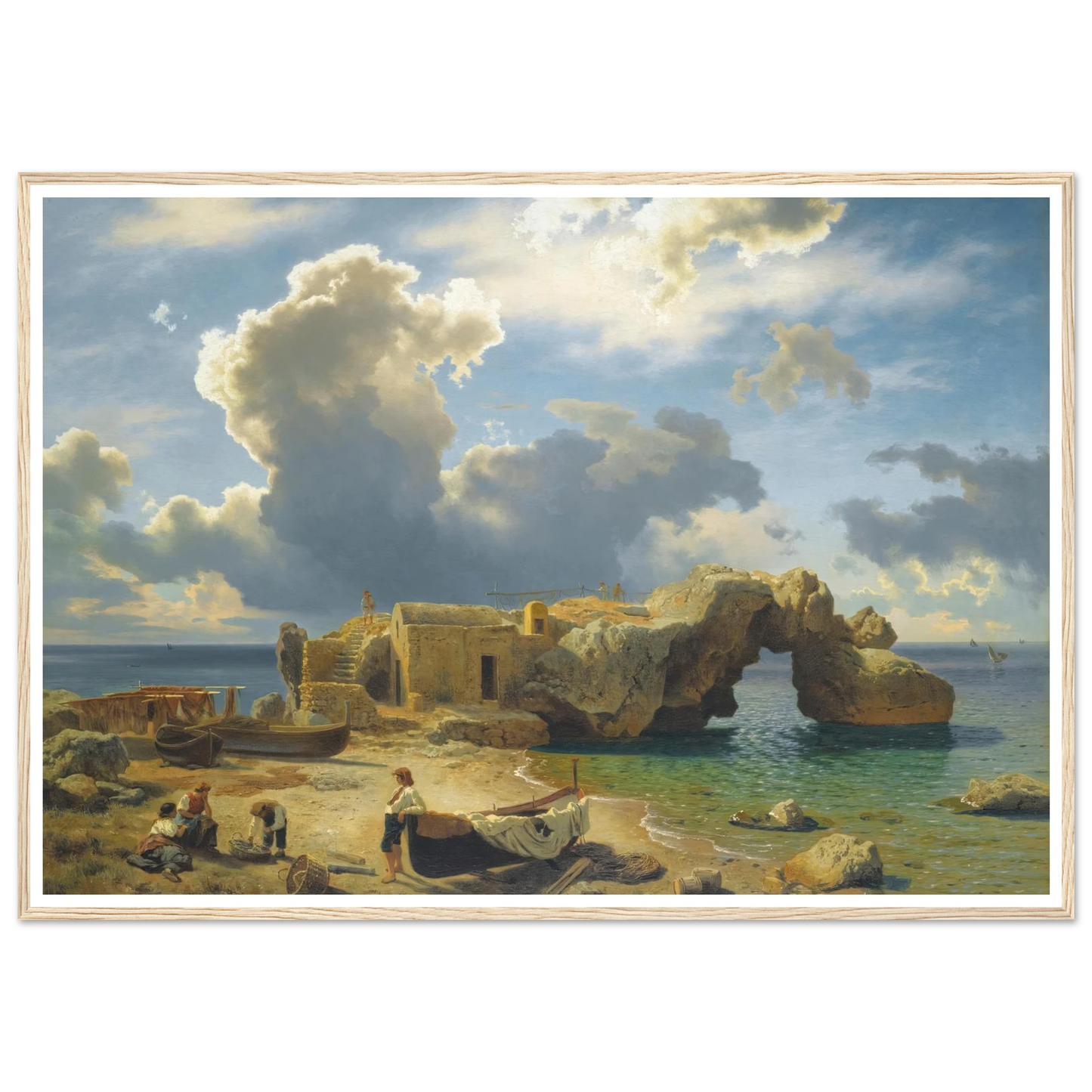 Capri ( 1864) Art Print | August Wilhelm Leu-Quipham Collections