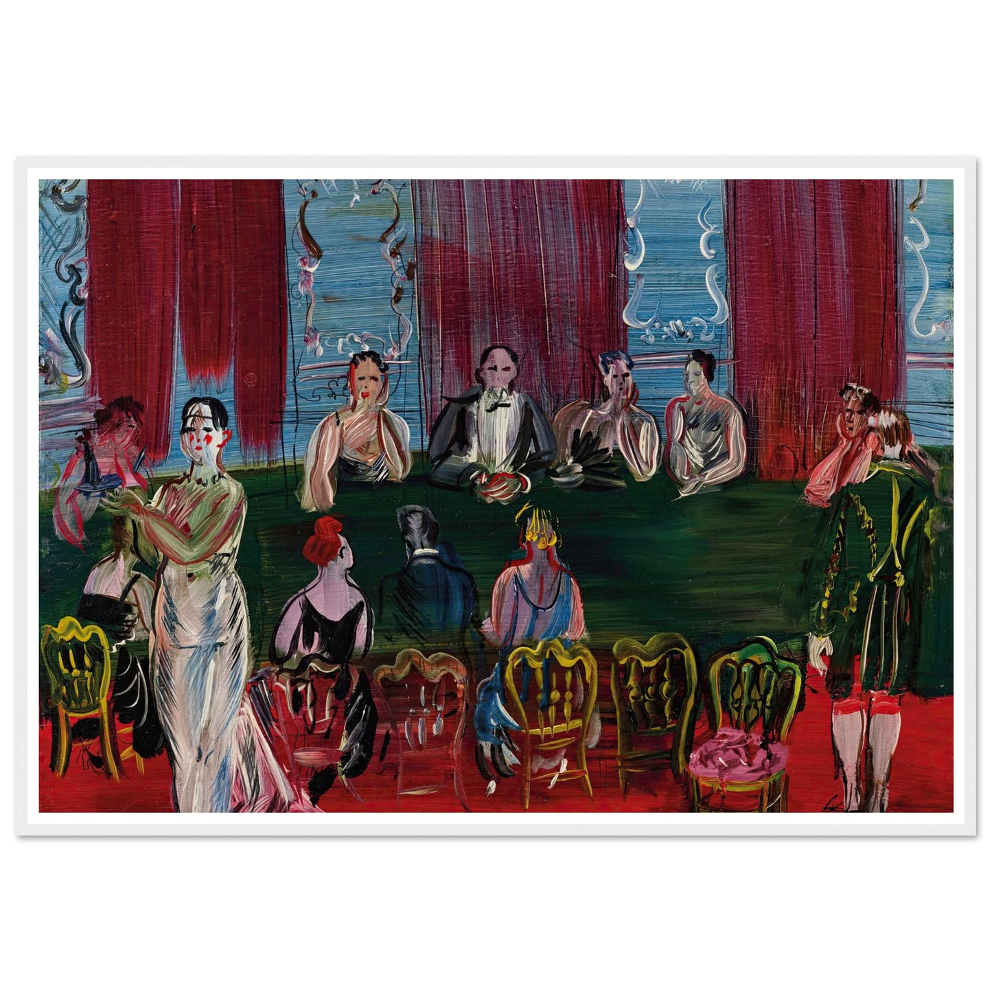 Baccara (1938) Art Print | Raoul Dufy-Quipham Collections