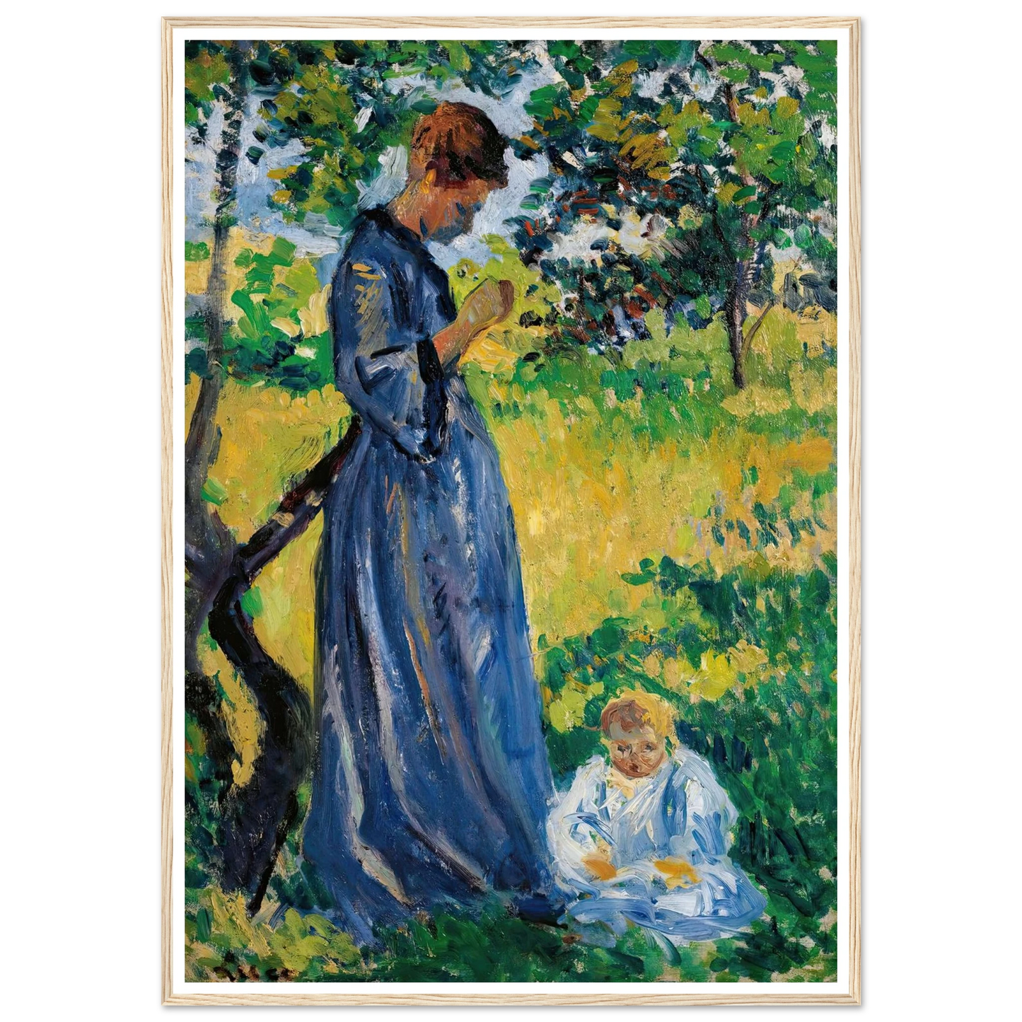 Poissy, Madame Dillon (1893) Art Print | Maximilien Luce-Quipham Collections