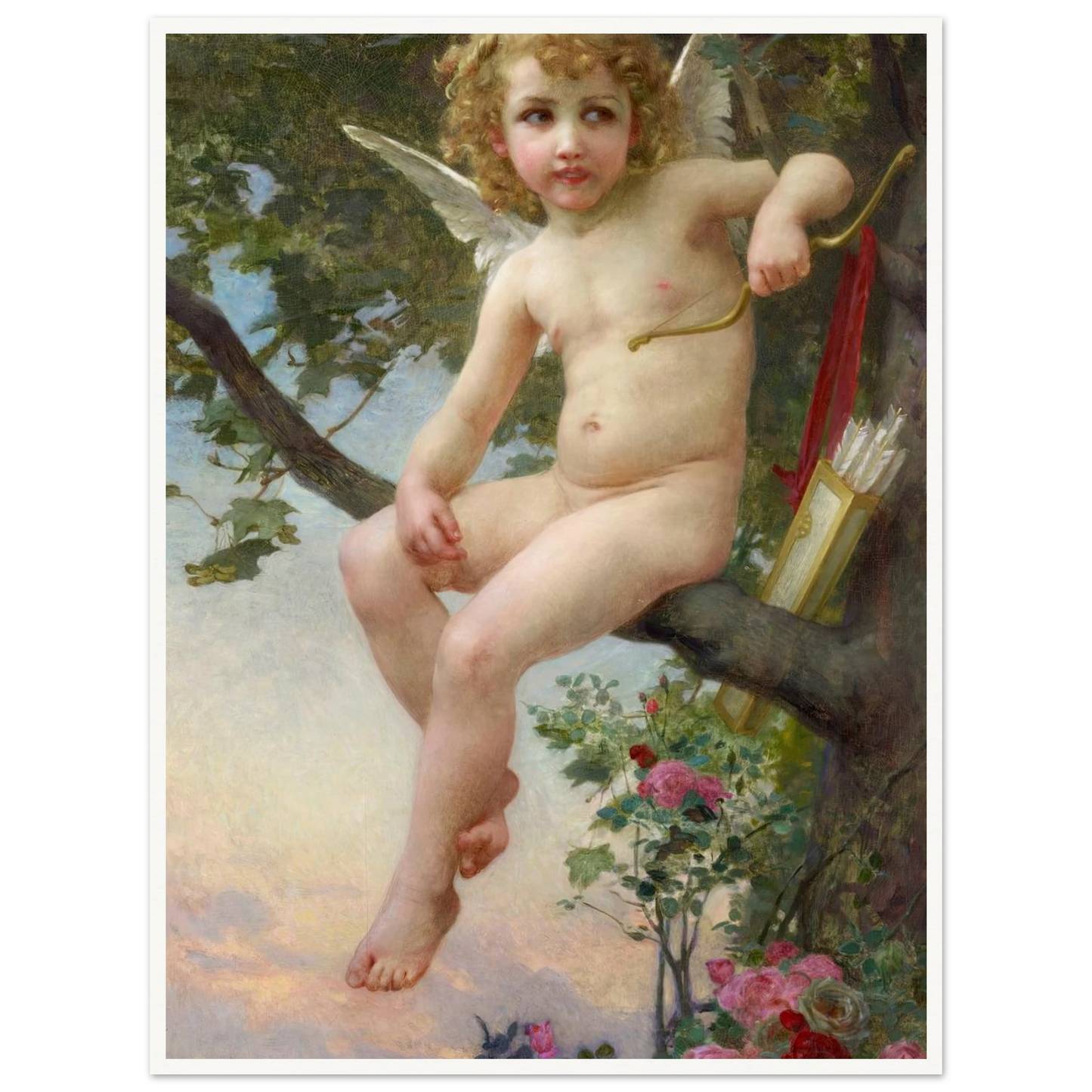 Cupid Art Print | Guillaume Seignac-Quipham Collections