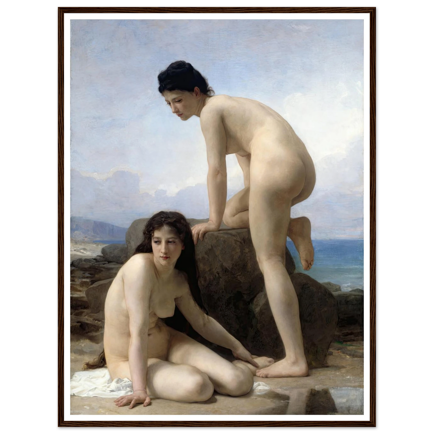 The Bathers (1884) Art Print | William Bouguereau-Quipham Collections