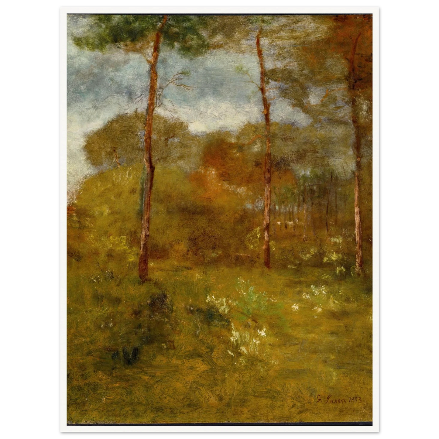 Orange Road, Tarpon Springs (1893) Art Print | George Inness-Quipham Collections