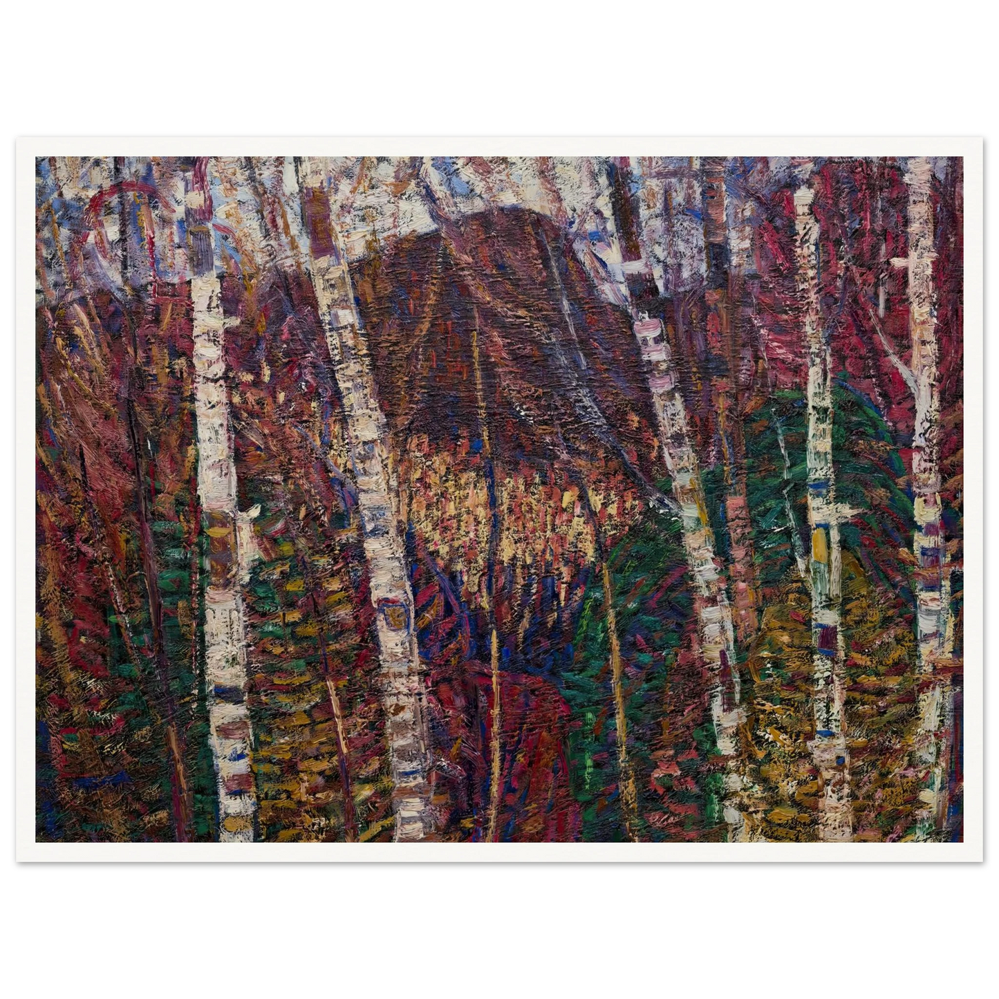 White Birches (c.1908) Art Print | Marsden Hartley-Quipham Collections