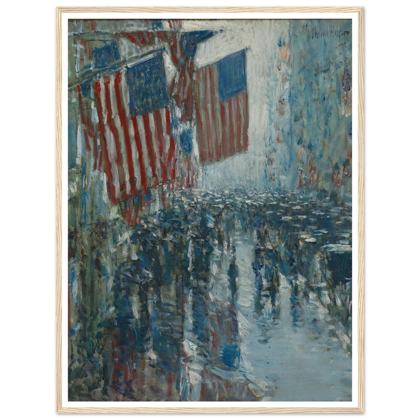 Rainy Day, Fifth Avenue (1916) Art Print | Childe Hassam-Quipham Collections